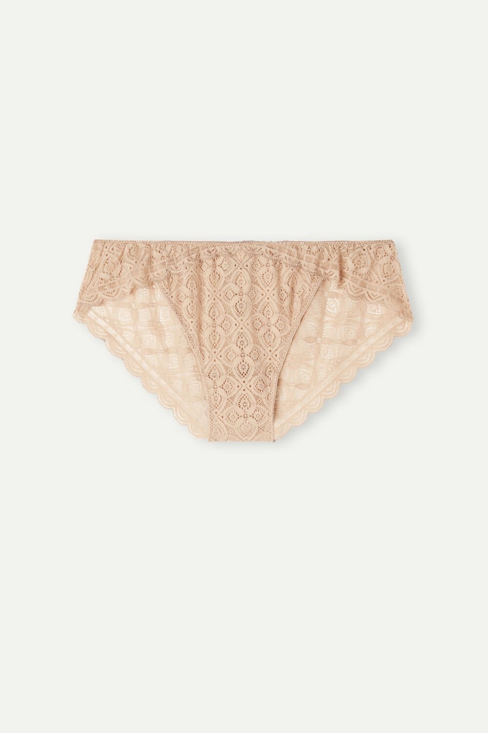 Intimissimi Low Rise Lace Panties Natural - 044 - Soft Beige | 0856WHEAI