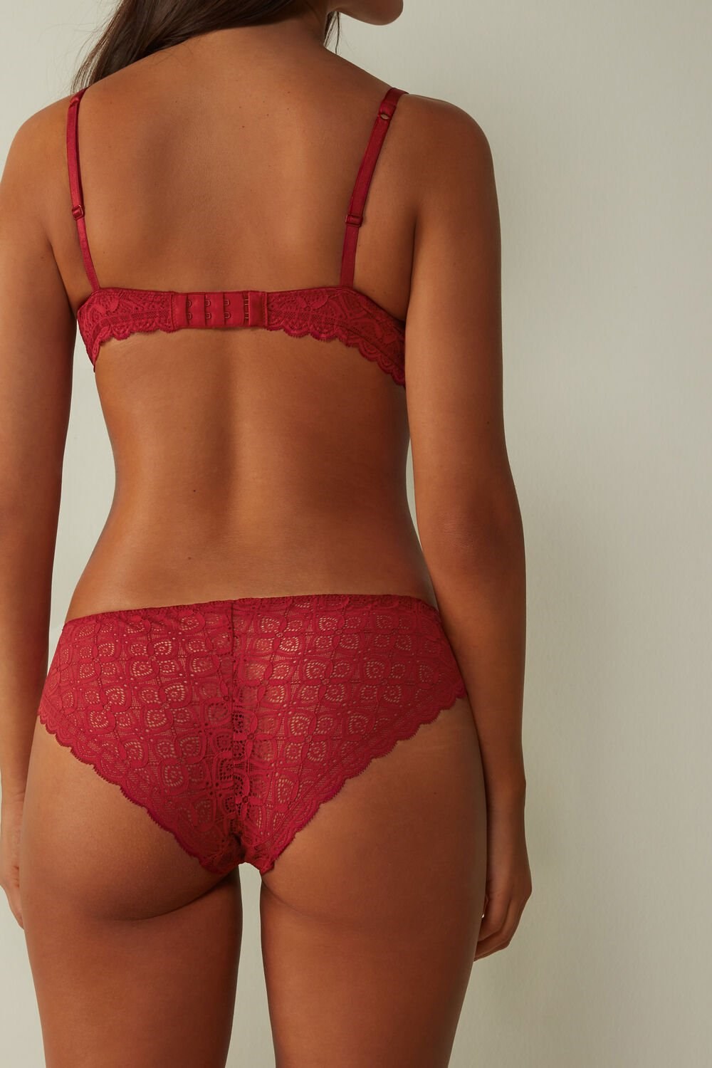 Intimissimi Low Rise Lace Panties Red - 1473 - Red | 0976CTRDO