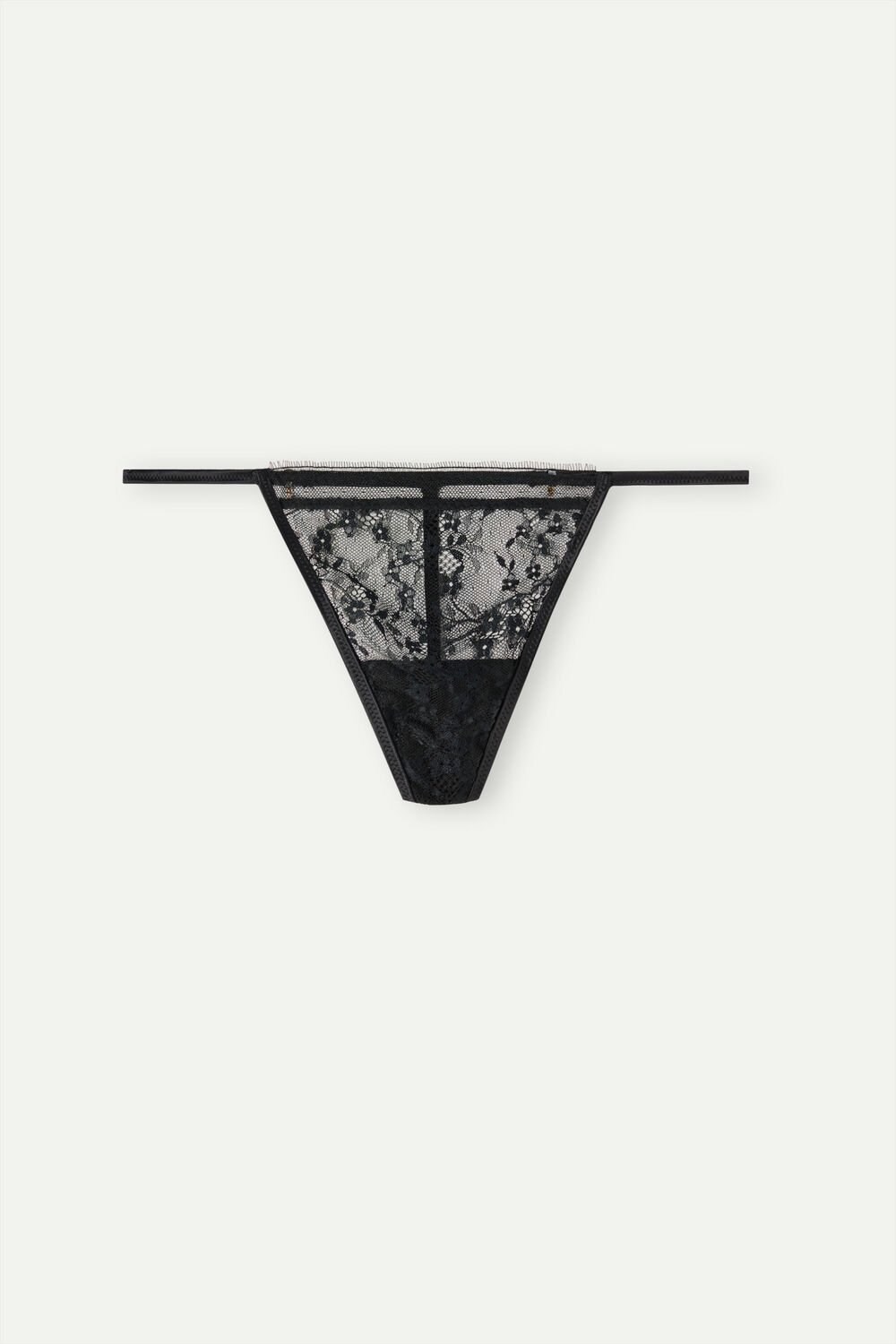 Intimissimi Luxury Treats String Thong Black - 019 - Black | 1564OBWAL