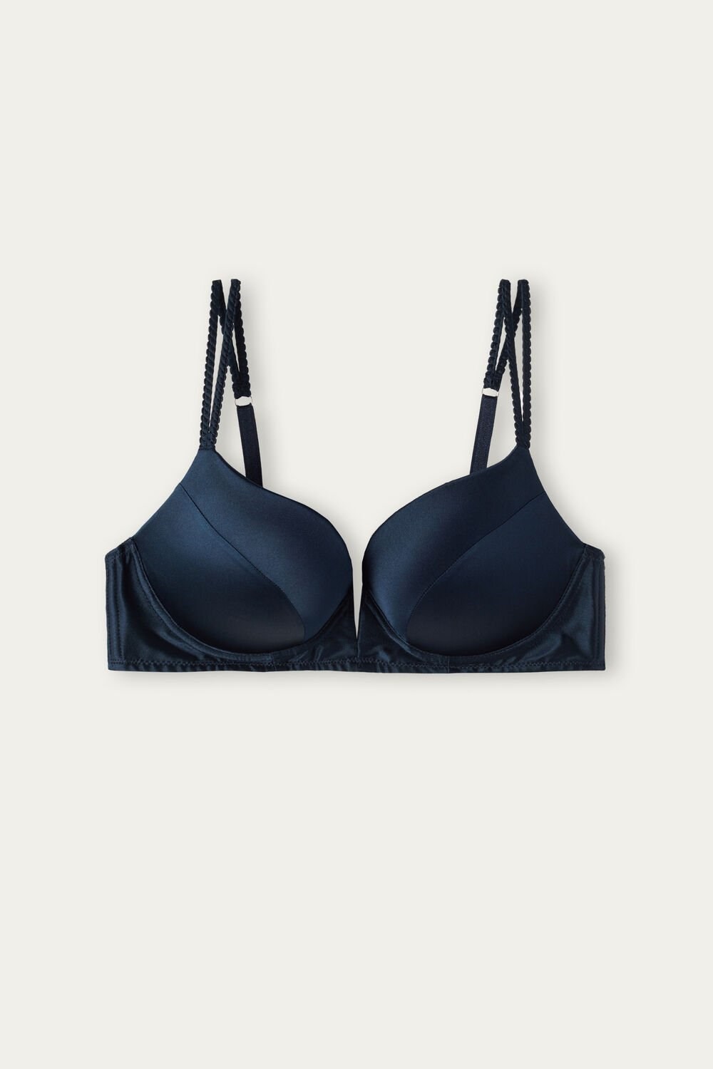 Intimissimi Mia Silk Super Push-Up Bra Blue - 1467 - Intense Blue | 3567UQRIE