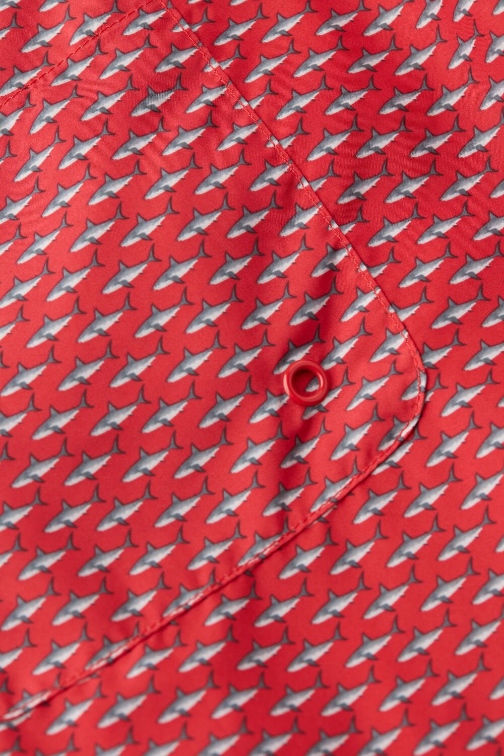 Intimissimi Micro Shark Print Swim Trunks Print - 268j - Red Shark Microprint | 8732PWQIL