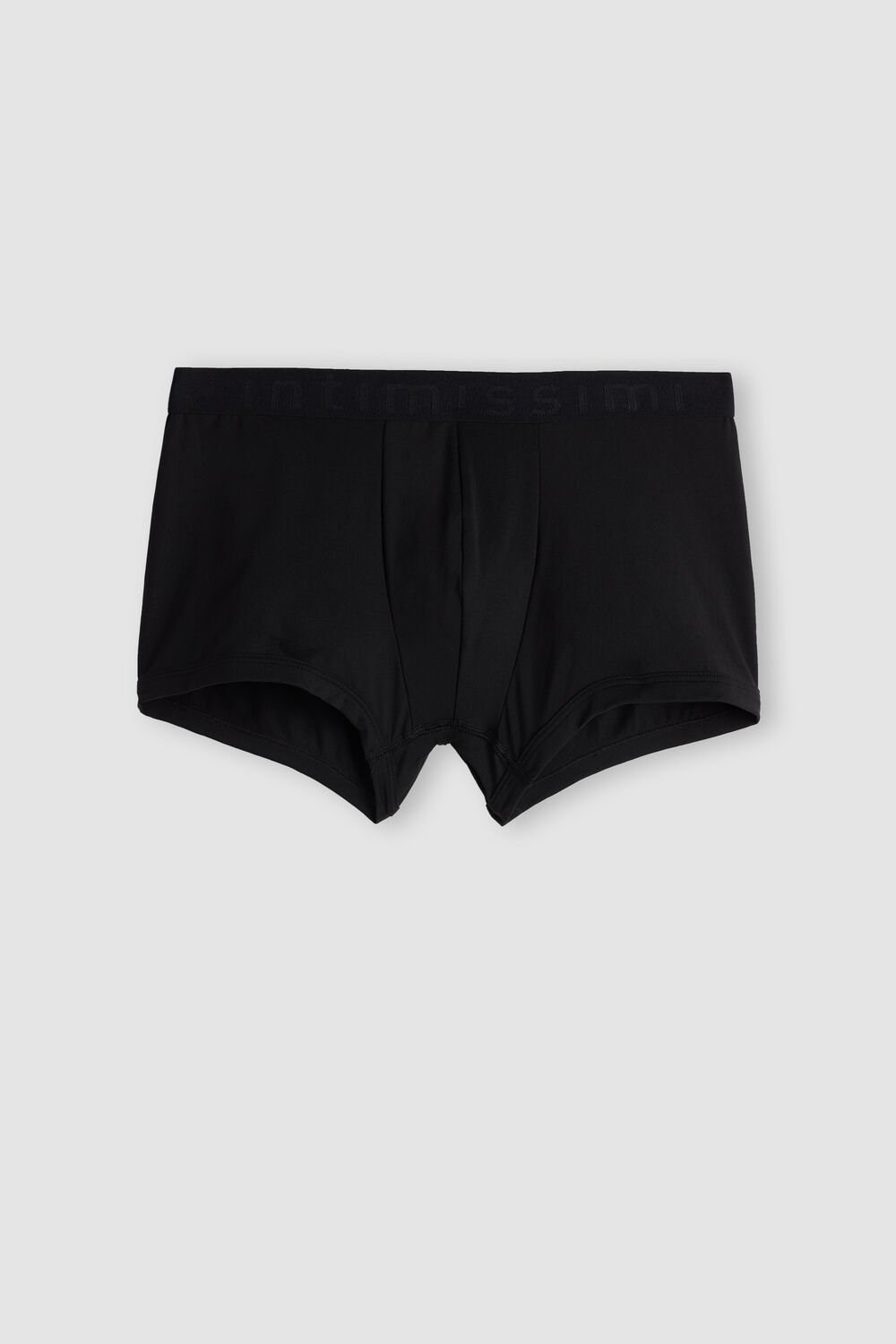 Intimissimi Microfiber Logo Boxer Shorts Black - 019 - Black | 0193YQDNR