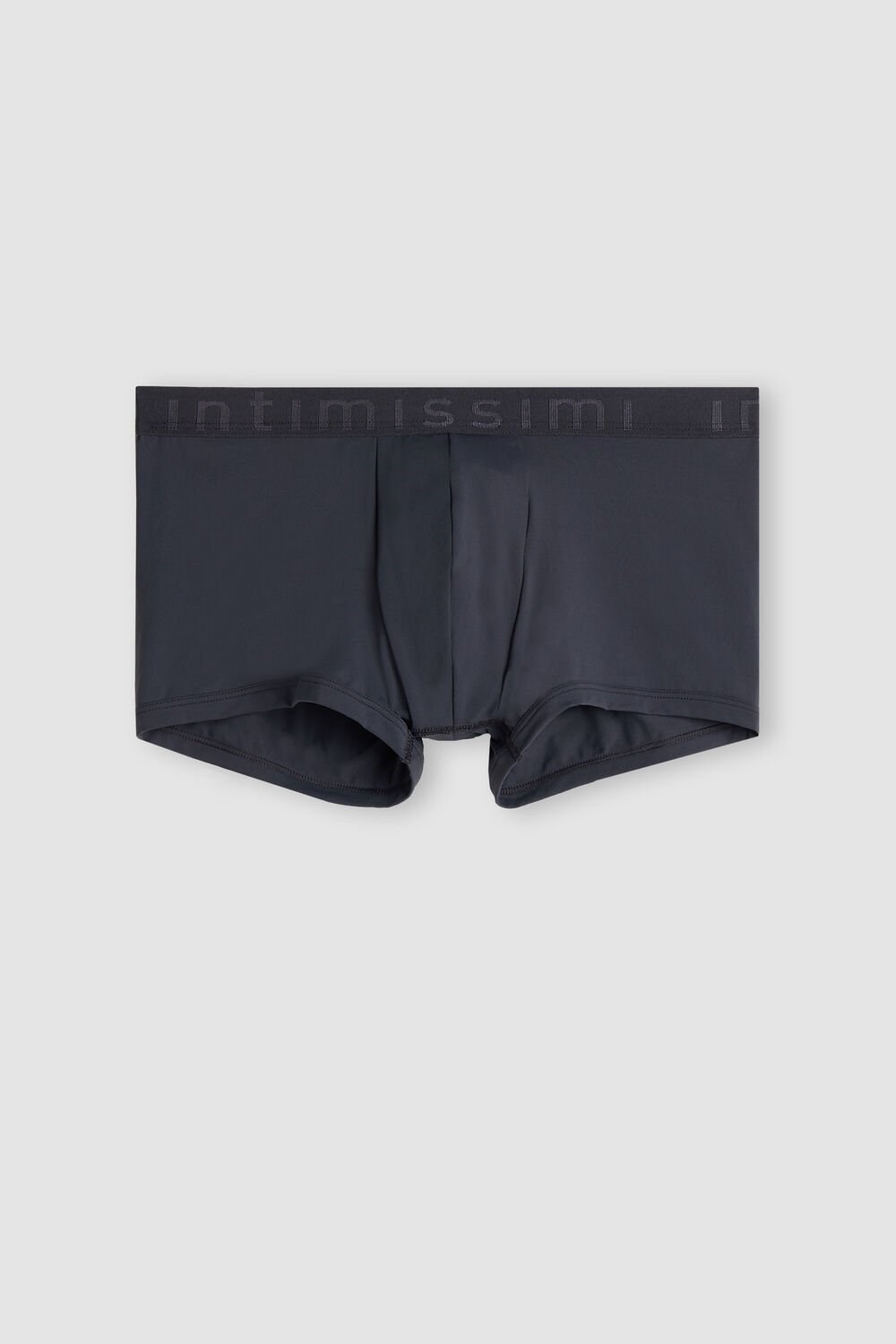 Intimissimi Microfiber Logo Boxer Shorts Grey - 9963 - Soot Grey | 1035XKBLP