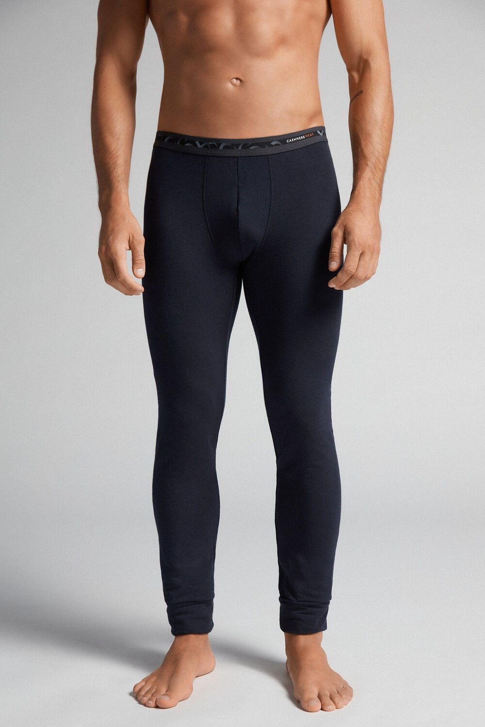 Intimissimi Modal-Cashmere Leggings Blue - 800 - Midnight Blue | 4920WXALM