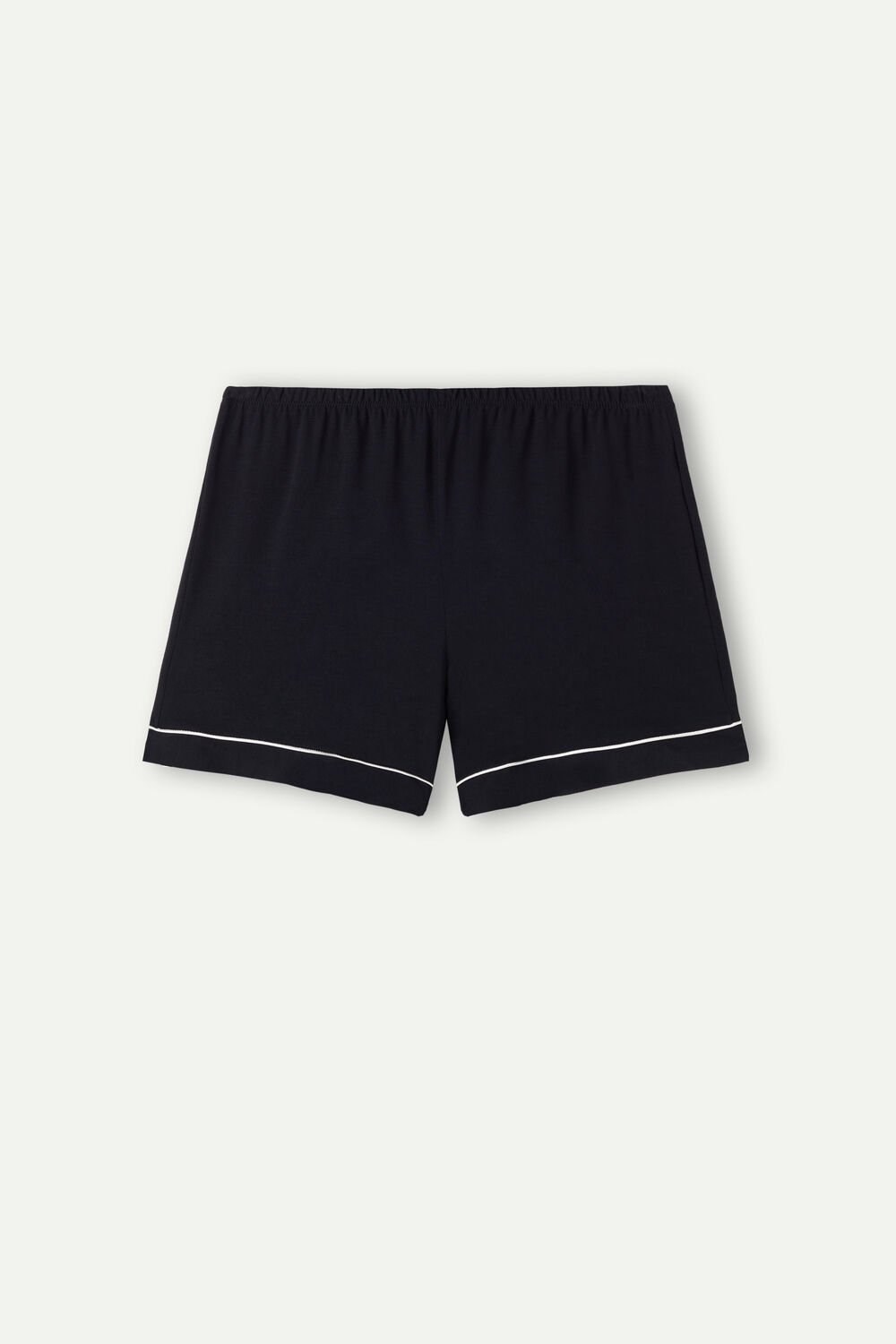 Intimissimi Modal Shorts with Contrast Trim Black - 019 - Black | 2156LTDKF