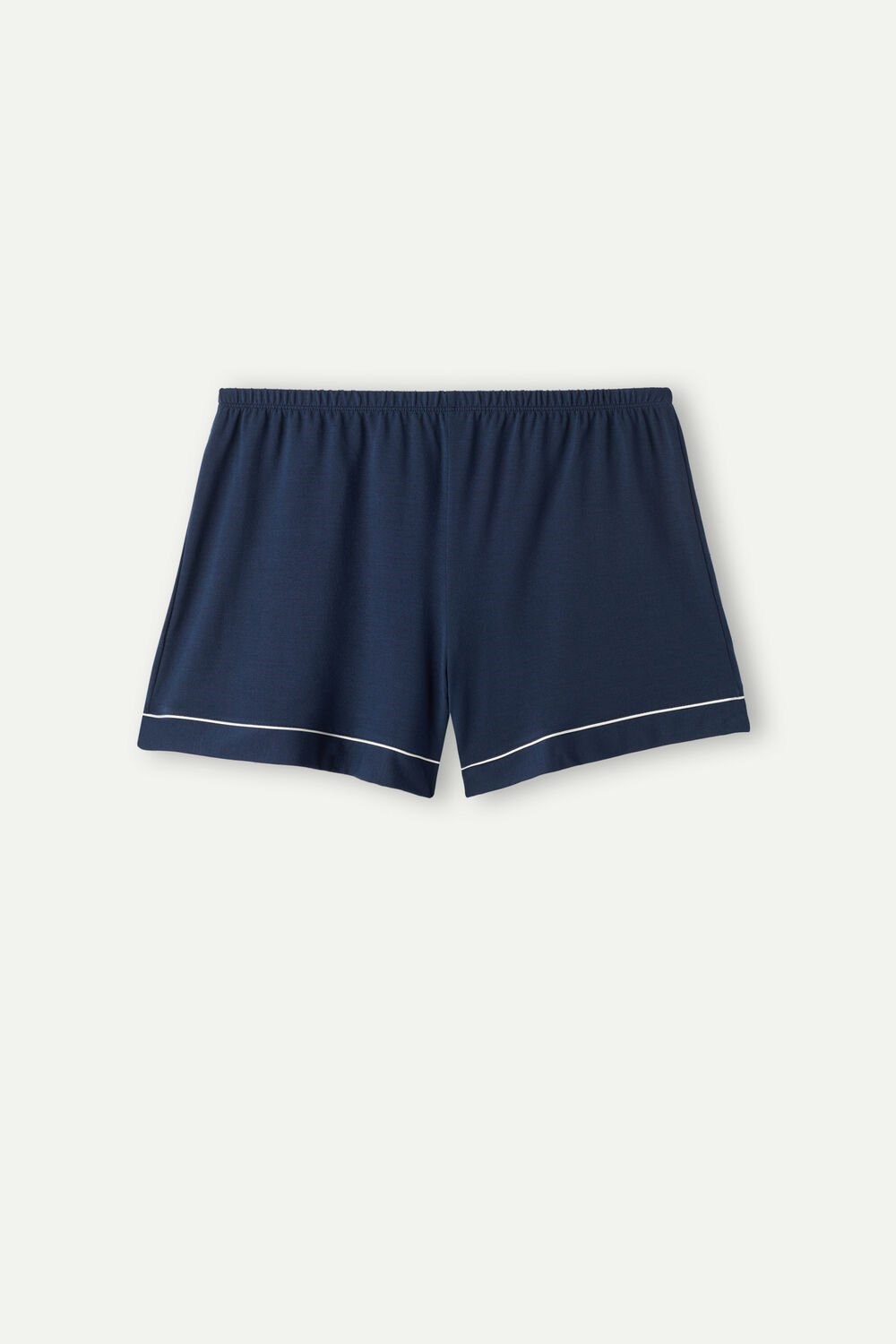 Intimissimi Modal Shorts with Contrast Trim Blue - 1467 - Intense Blue | 3185LKBOI