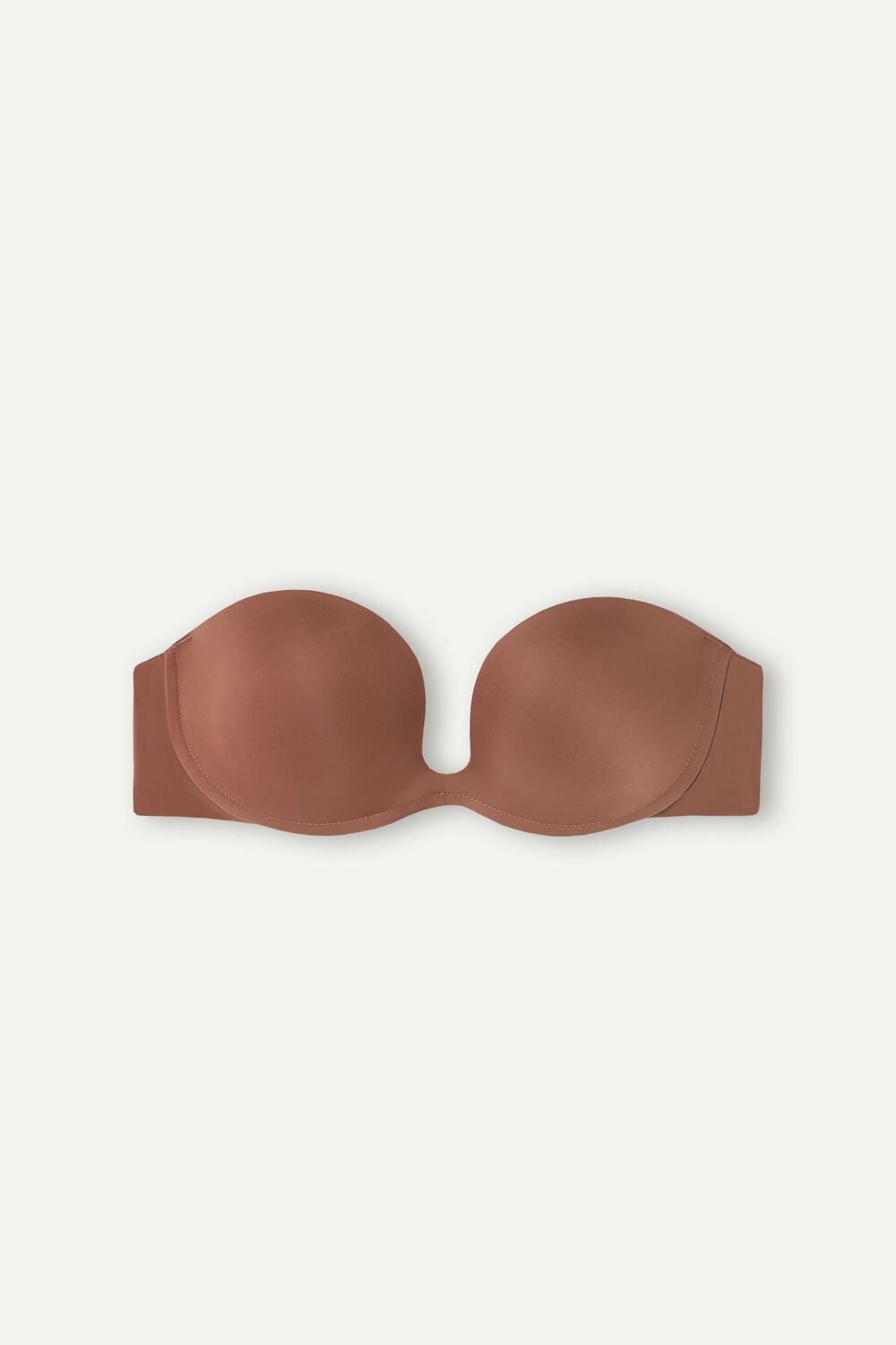 Intimissimi Monica Bandeau Bra in Ultralight Microfiber Natural - 502i - Dark Beige | 9025QFPTM