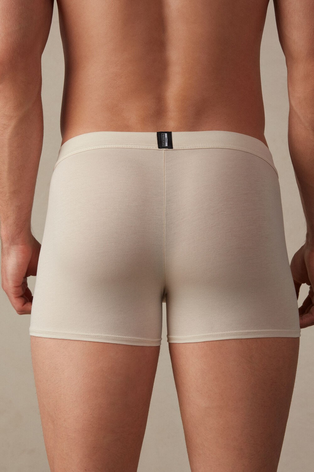 Intimissimi Natural Fresh Supima® Cotton Boxers Natural - 721i - Rope Beige | 1746HNZBC