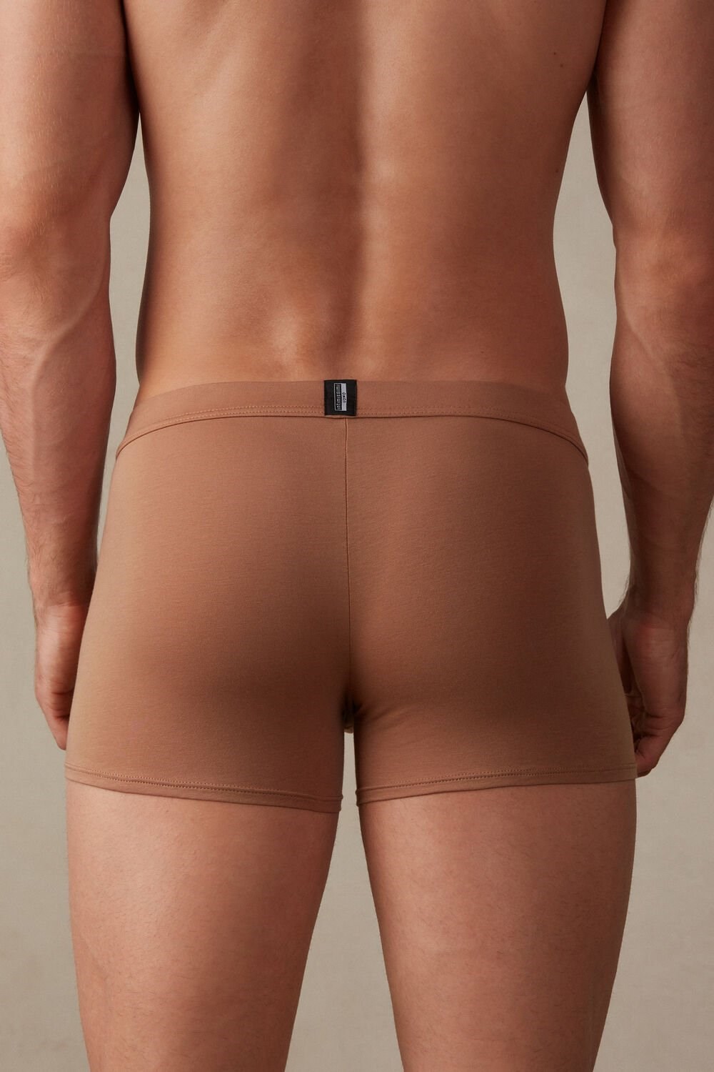 Intimissimi Natural Fresh Supima® Cotton Boxers Natural - 417i - Medium Beige | 4096RUFDB