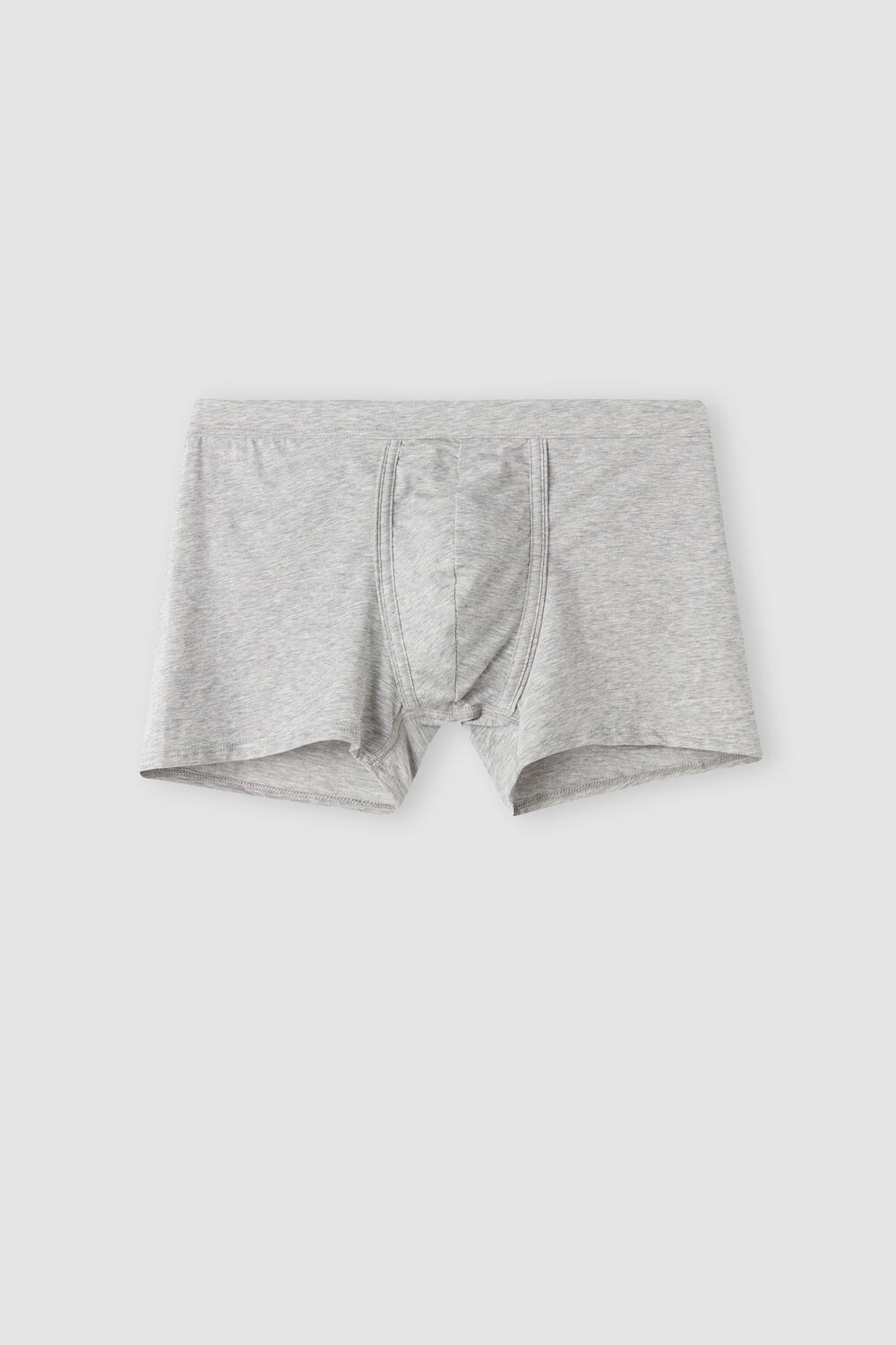 Intimissimi Natural Fresh Supima® Cotton Boxers Grey - 031 - Light Heathered Grey | 5837ZBDMK