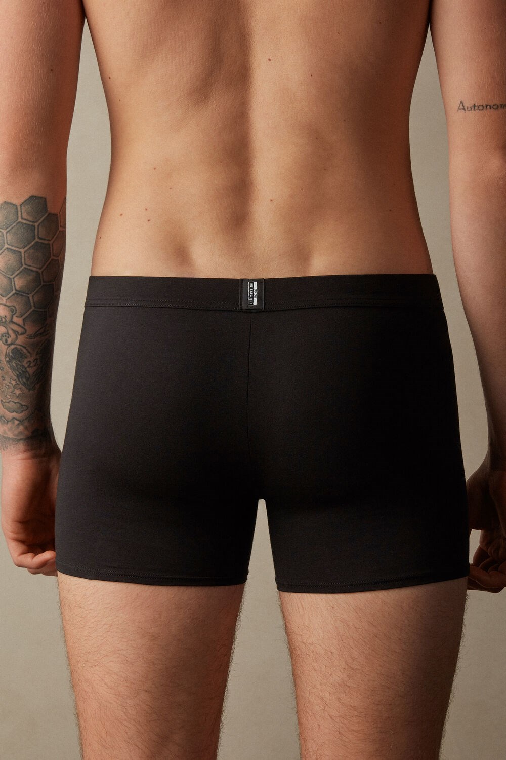 Intimissimi Natural Fresh Supima® Cotton Boxers Black - 019 - Black | 9784LXFAN