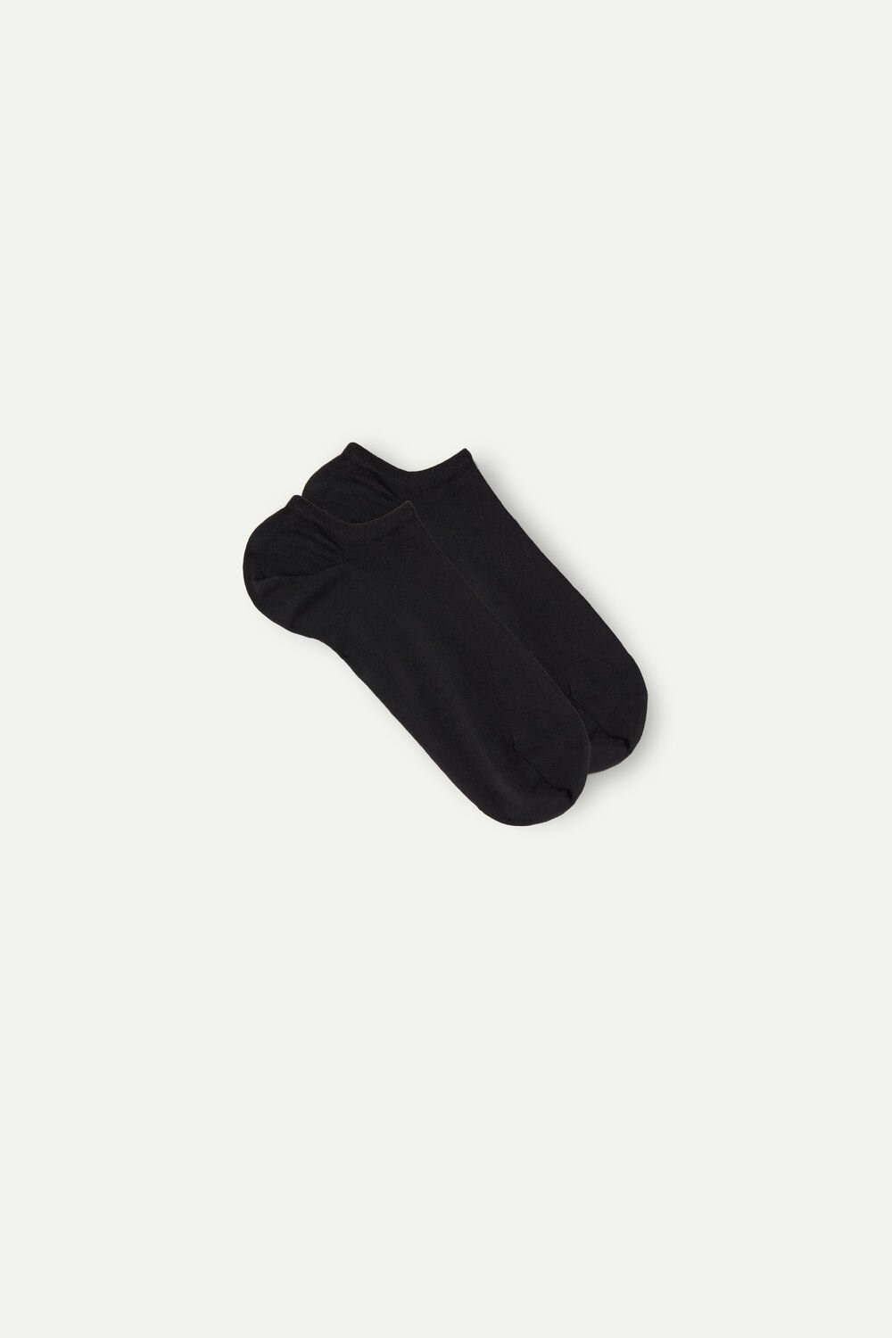 Intimissimi No-show Socks in Supima® Cotton Black - 019 - Black | 4510INGZH