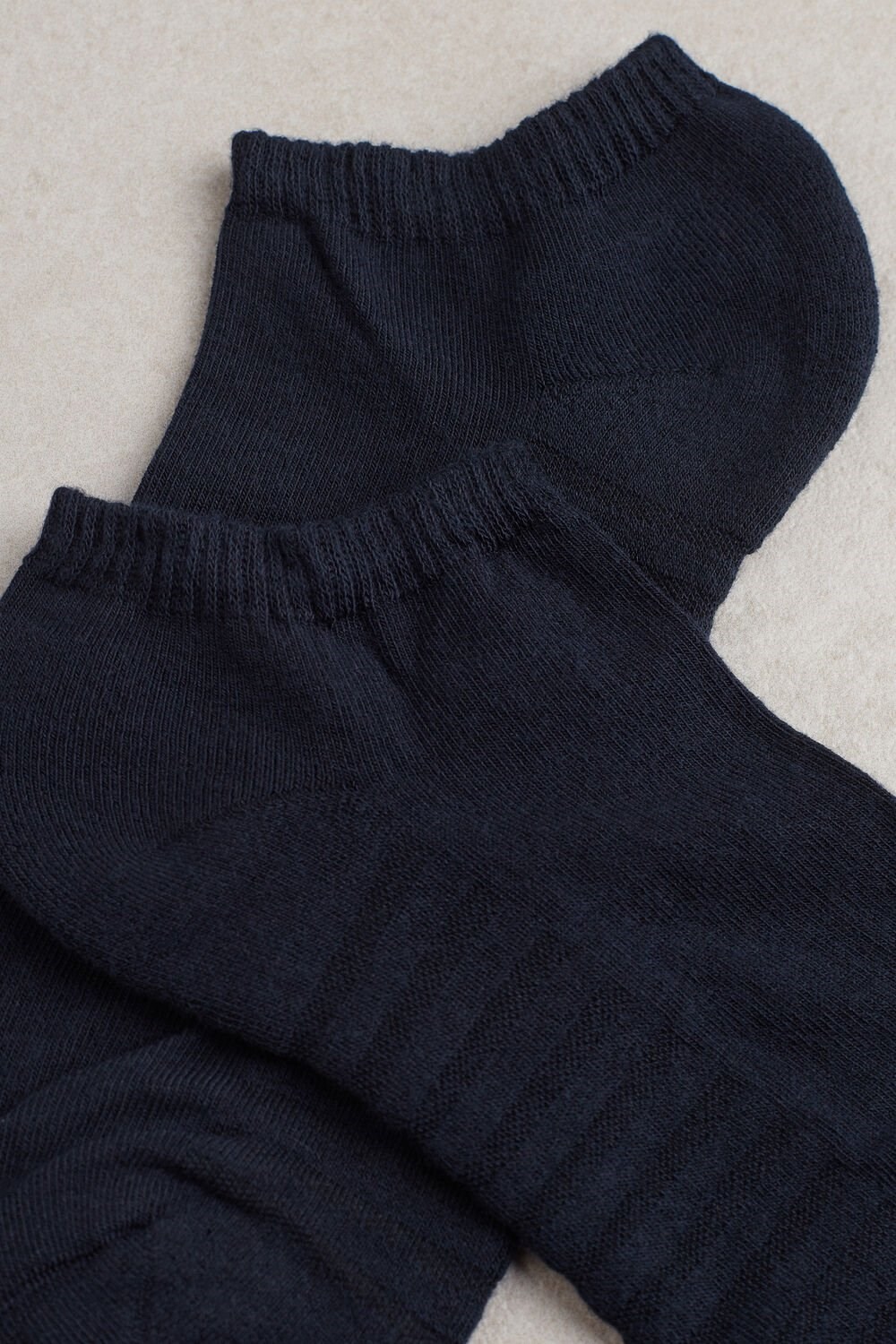 Intimissimi No-show Socks in Terrycloth Blue - 016 - Blue | 1239PXNZC