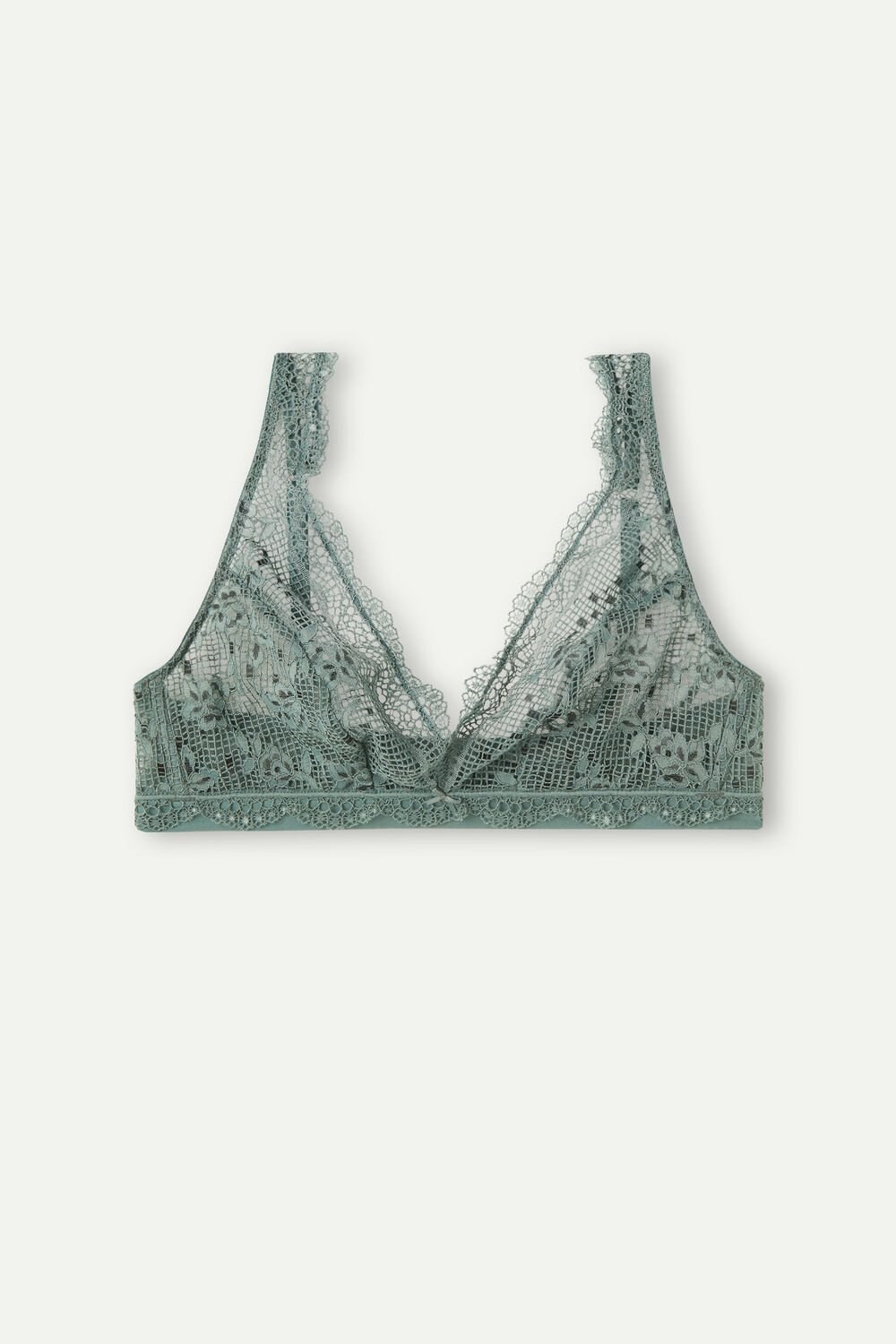 Intimissimi Prairie Bouquet Lara Triangle Bra Green - 991i - Jade Green | 9751TSWDZ