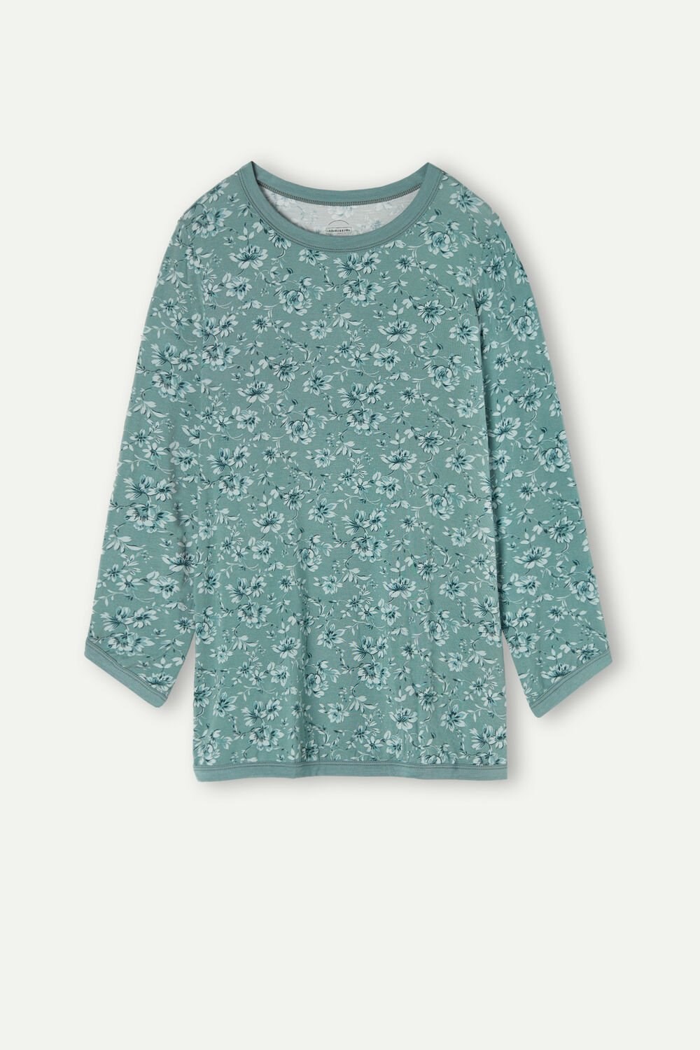 Intimissimi Prairie Bouquet Long Sleeve Top Green - 997i - St.Prairie Bouquet | 3865BKXNW