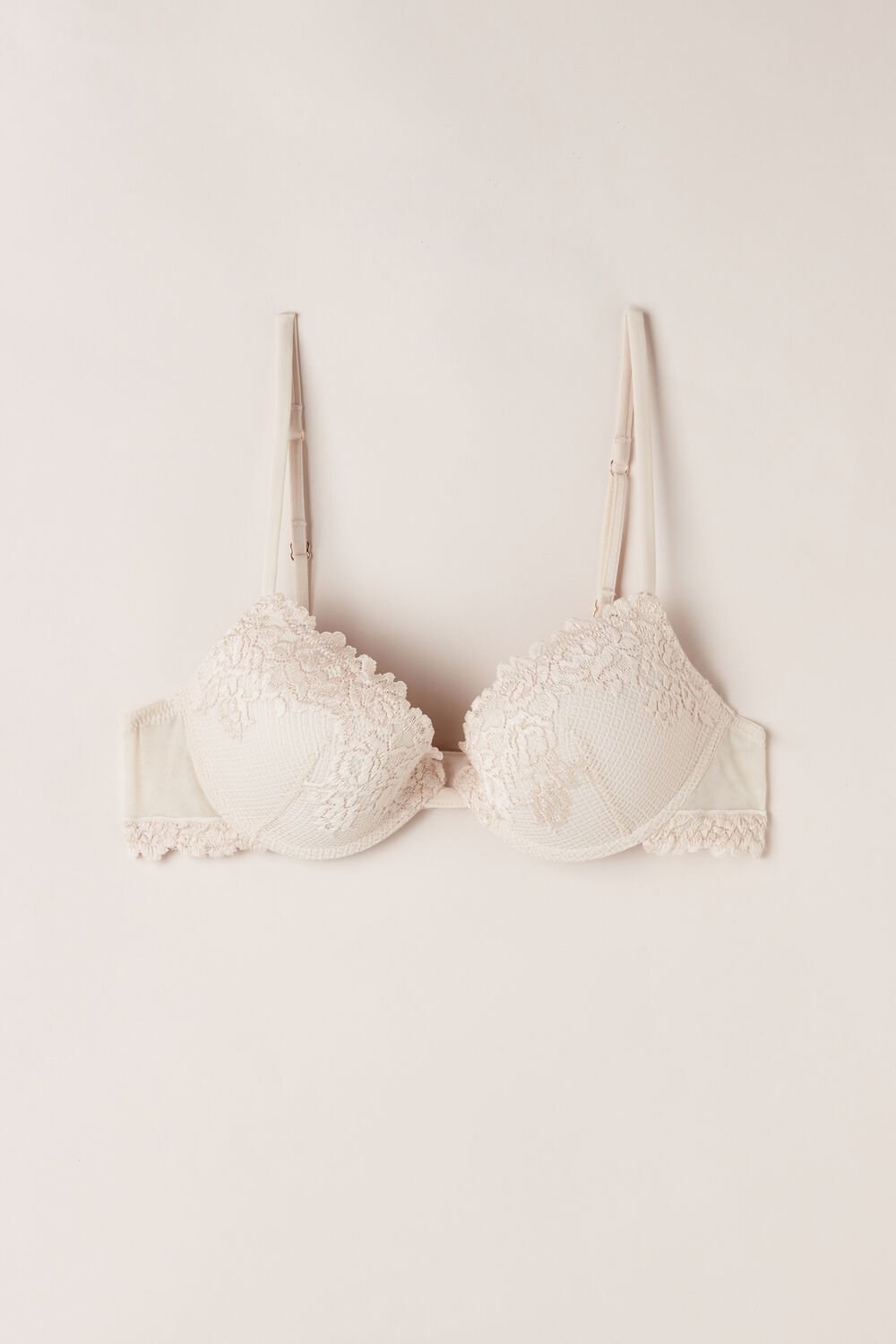 Intimissimi Pretty Flowers Bellissima Push-up Bra Natural - 2280 - Silk Pink | 3245RGDJV