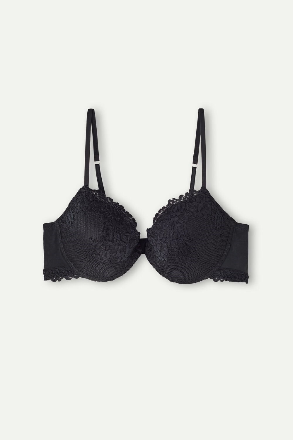 Intimissimi Pretty Flowers Bellissima Push-up Bra Black - 019 - Black | 7301FOYHV