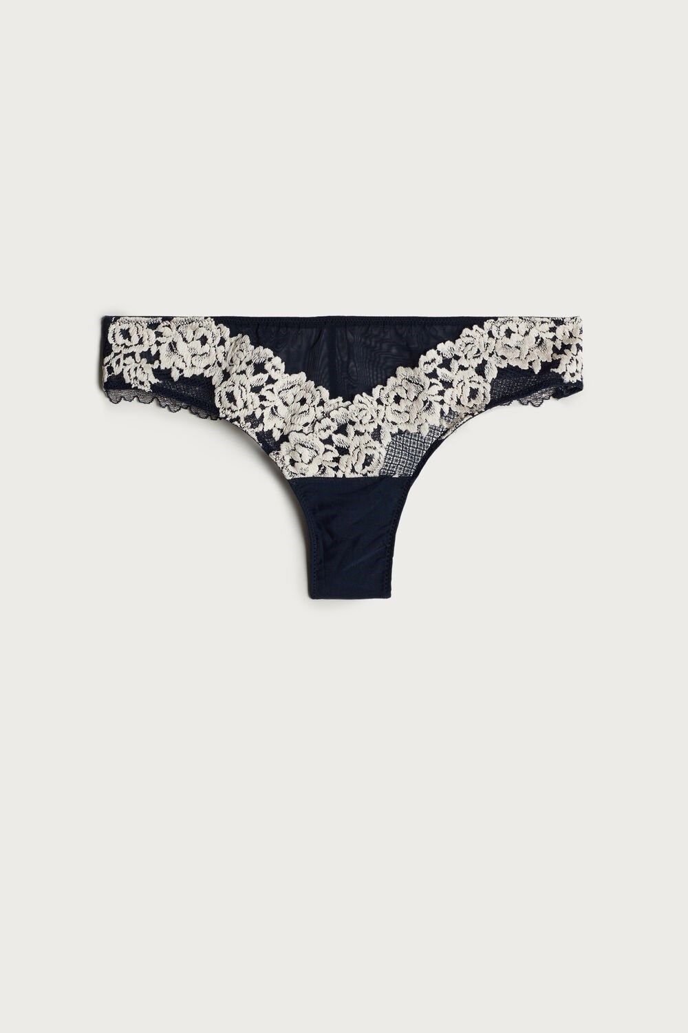 Intimissimi Pretty Flowers Brazilian Blue - 347i - Deep Blue / Vanilla | 0965BVCRA