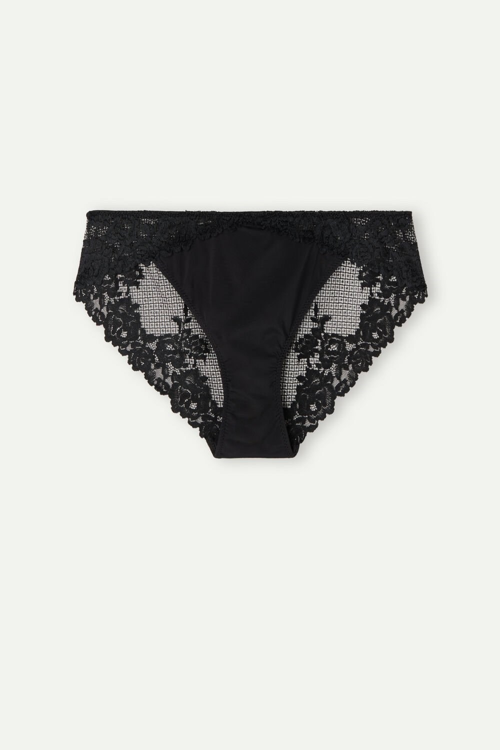 Intimissimi Pretty Flowers Panties Black - 019 - Black | 5641EOCAT