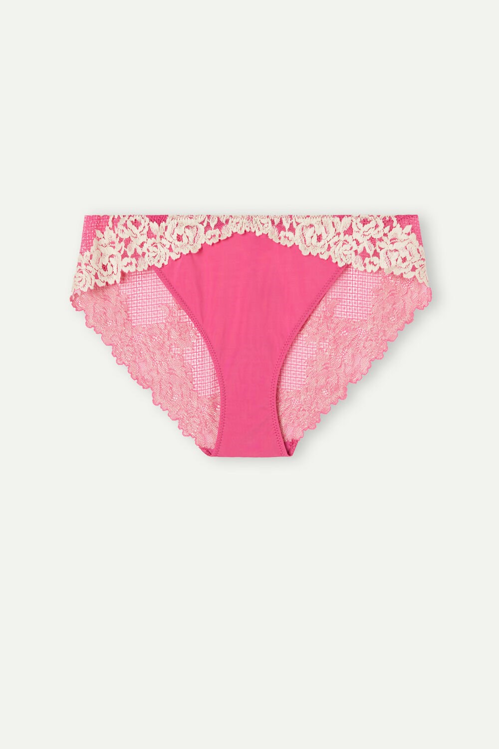 Intimissimi Pretty Flowers Panties Pink - 213j - Valentine Pink / Ivory | 6387TIYHV