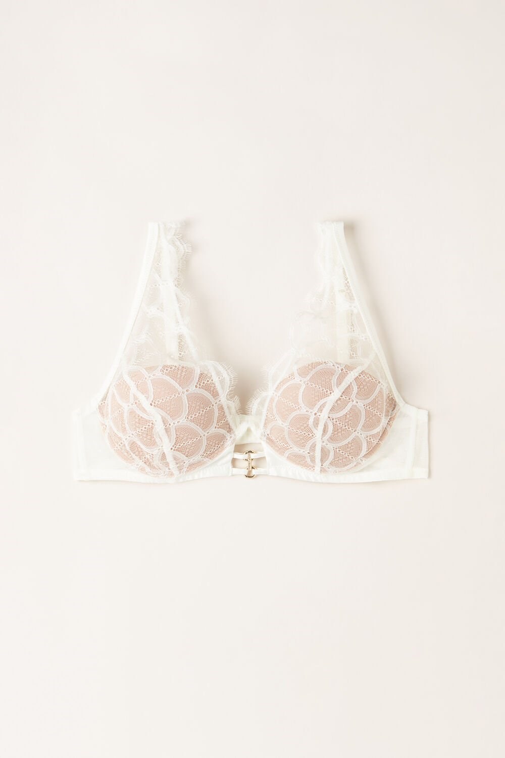 Intimissimi Pure Charme Elena Balconette Bra Ivory - 2127 - Talc White | 0719PLGZY