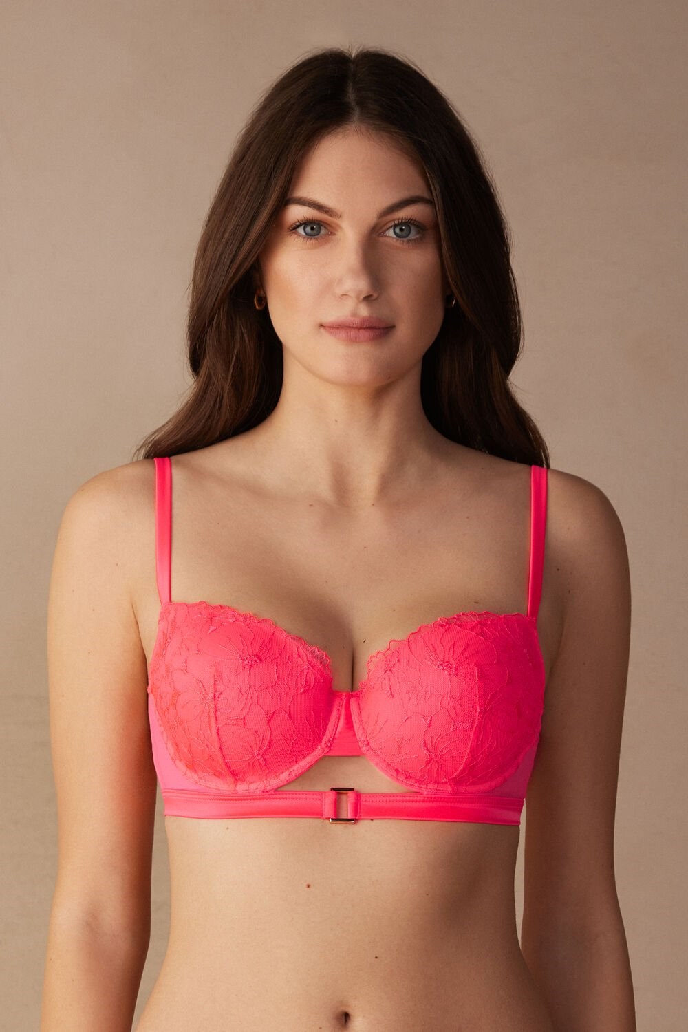 Intimissimi Pure Joy Sofia Balconette Bra Pink - 209j - Lollipop Pink | 1468IRATE