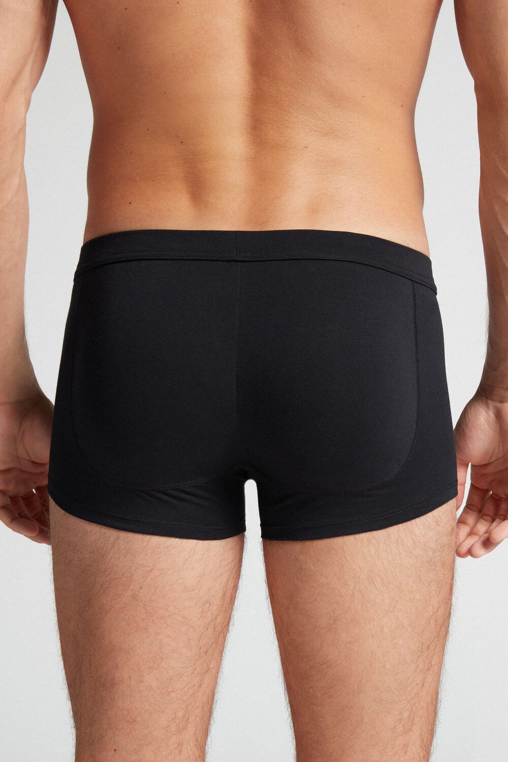 Intimissimi Push-up Boxers in Stretch Cotton 019 - Black | 0852IYSRV