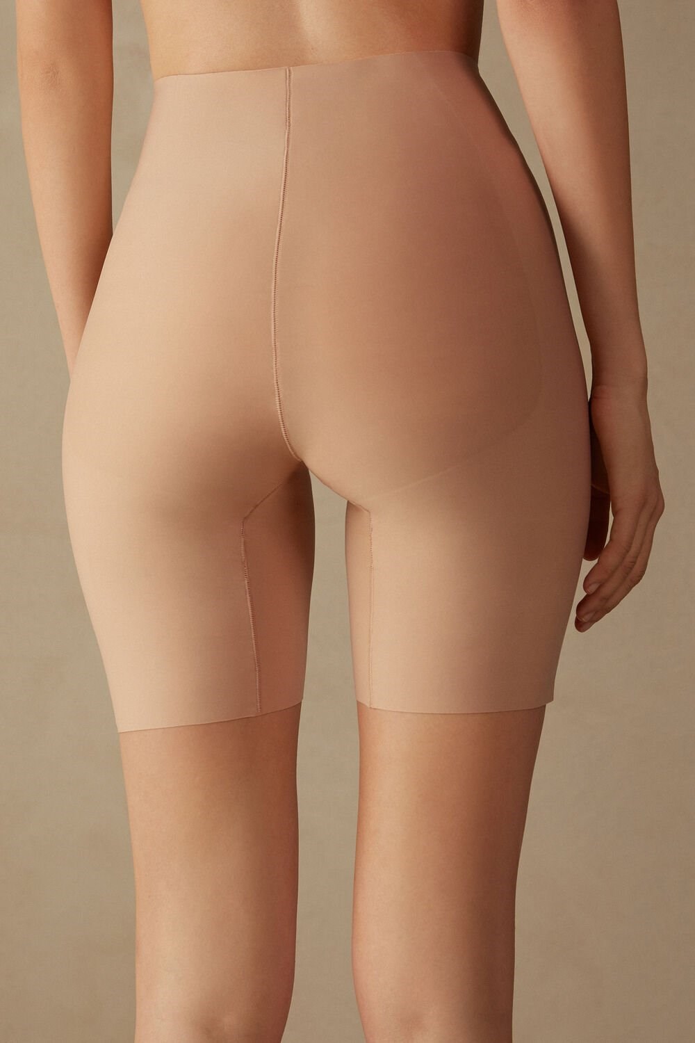 Intimissimi Raw-Cut Microfiber Shorts Natural - 044 - Soft Beige | 2057VNSUF