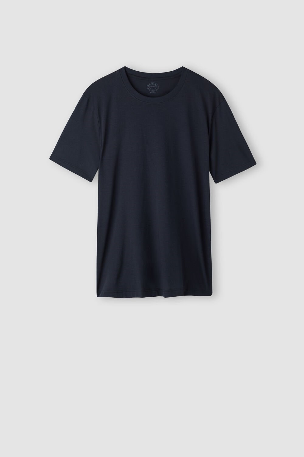 Intimissimi Regular Fit T-Shirt in Extrafine Supima® Cotton Blue - 800 - Midnight Blue | 9164HINTV