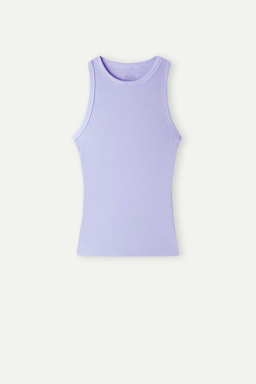 Intimissimi Ribbed Tank Top in Supima® Cotton Violet - 212j - Sweet Lavender | 6258DMFBE