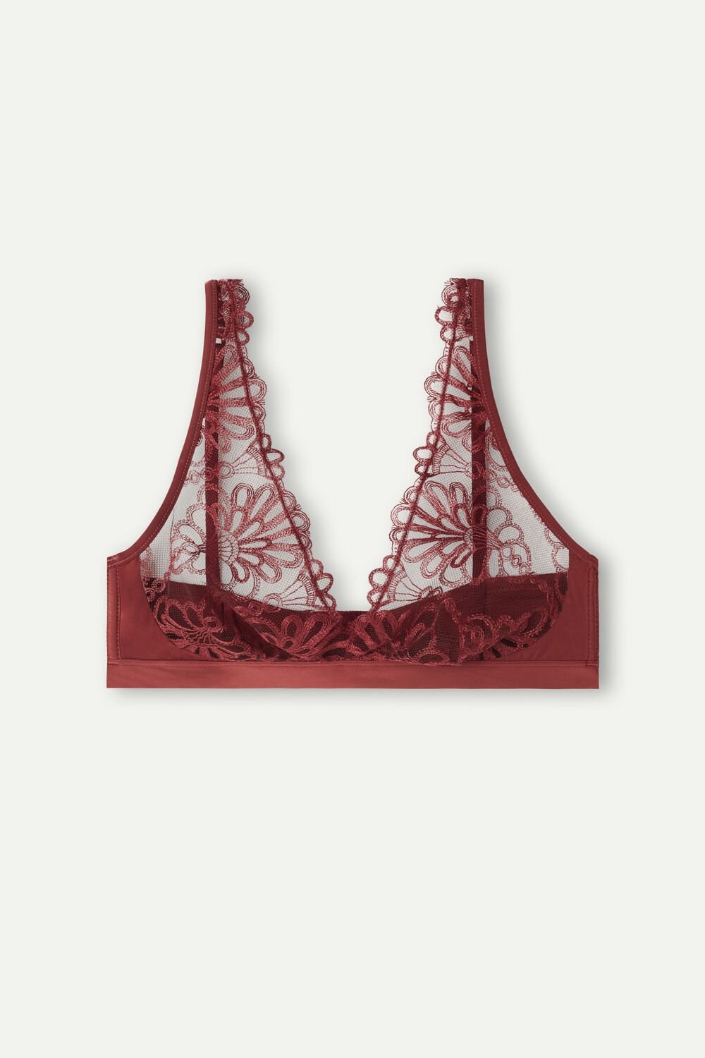 Intimissimi Romantic Life Lara Triangle Bra Red - 741i - Dark Red | 3189BGCHL