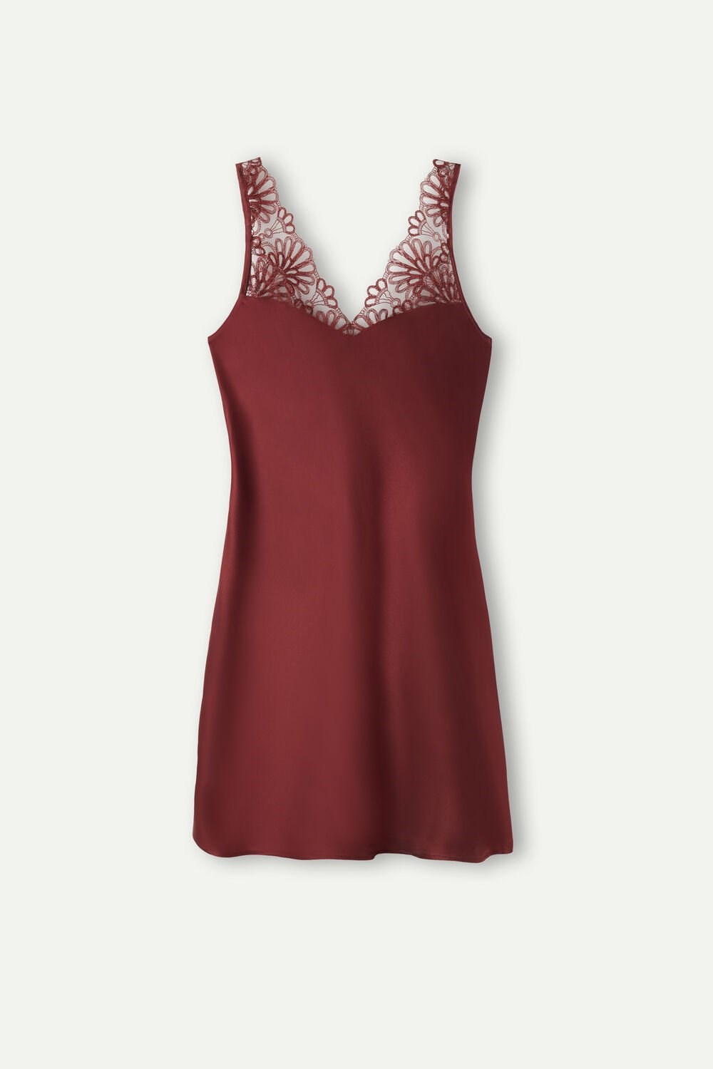 Intimissimi Romantic Life Silk Chemise Red - 741i - Dark Red | 8742DVXNC