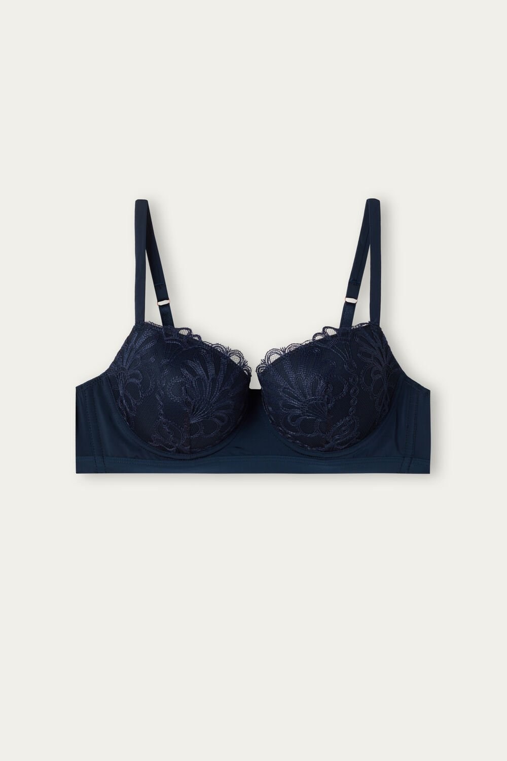 Intimissimi Romantic Life Sofia Balconette Bra Blue - 1467 - Intense Blue | 0658IBFRC