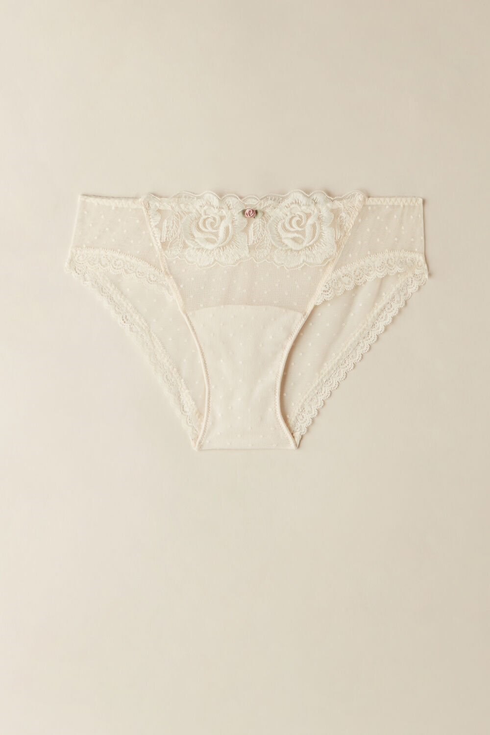 Intimissimi Scent of Roses Panties Natural - 612i - Vanilla Ivory | 9257TKJXO