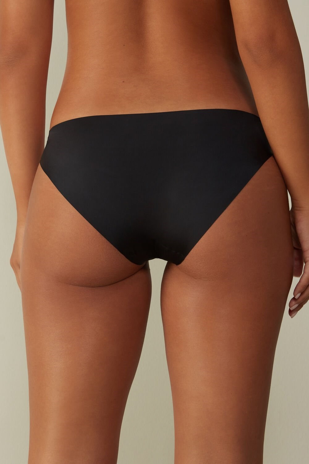 Intimissimi Seamless Microfiber Panties 019 - Black | 4169DBAFC