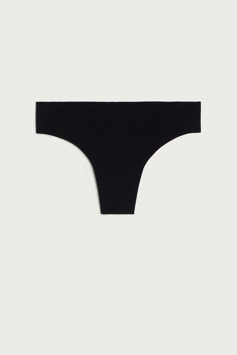 Intimissimi Seamless Supima® Cotton Brazilian Panties 019 - Black | 1953MIHSO