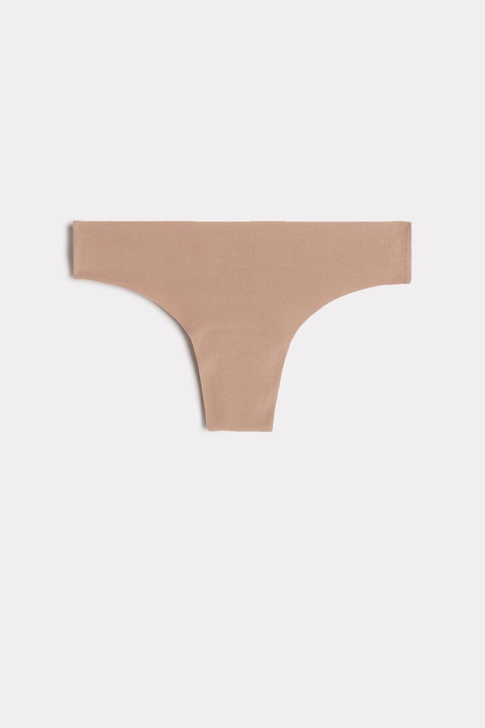 Intimissimi Seamless Supima® Cotton Brazilian Panties Natural - 044 - Soft Beige | 8419XUWPY