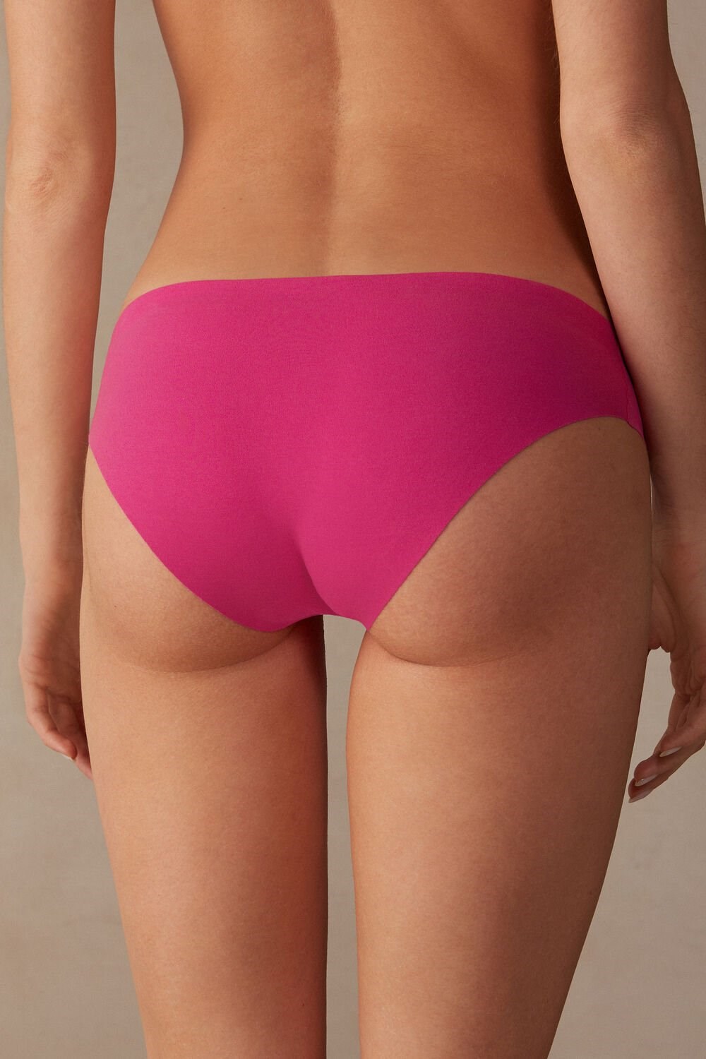 Intimissimi Seamless Supima® Cotton Panties Pink - 206j - Valentine Pink | 5183NMZHO