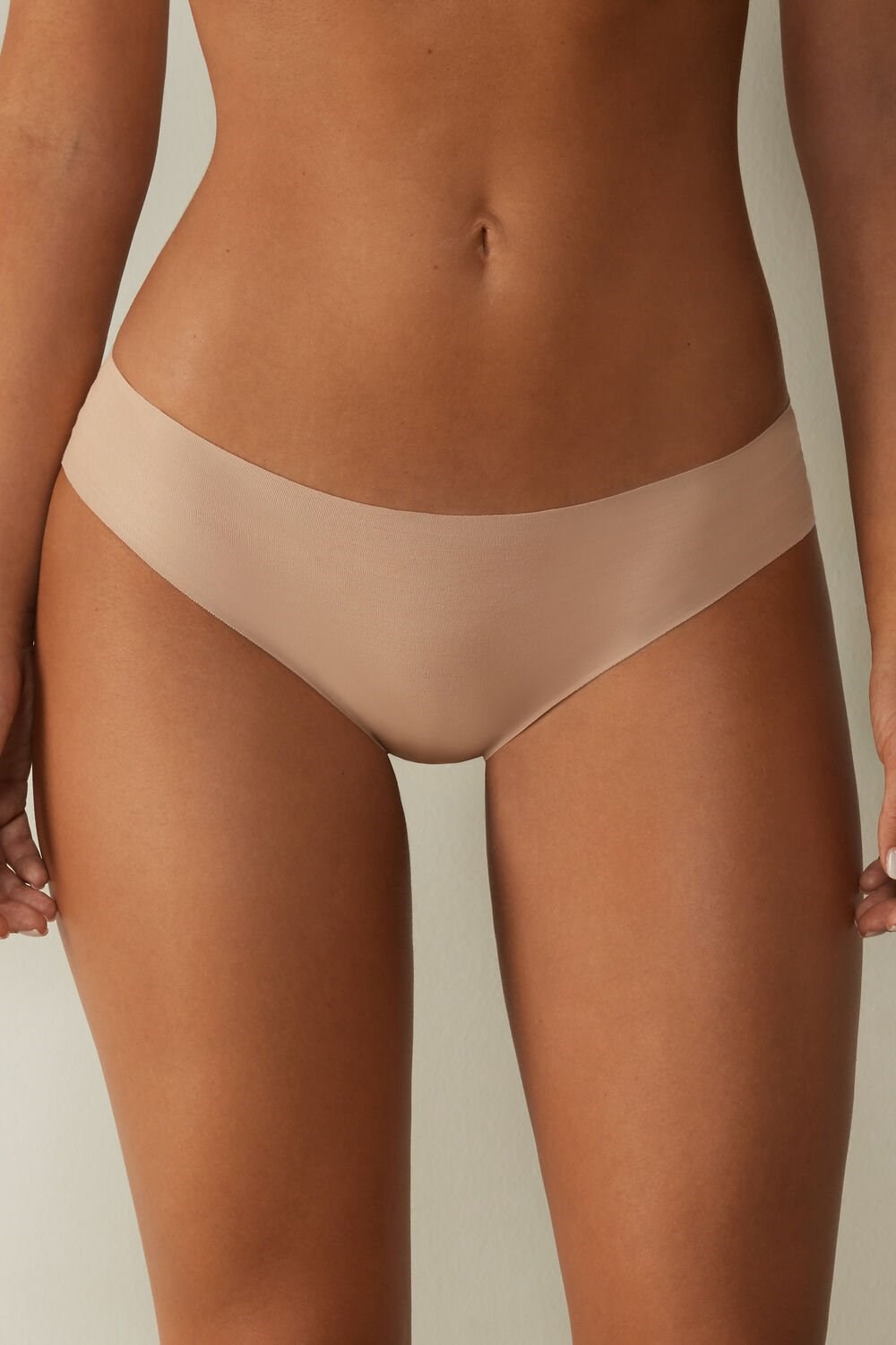 Intimissimi Seamless Supima® Cotton Panties Natural - 044 - Soft Beige | 7528NDVXP