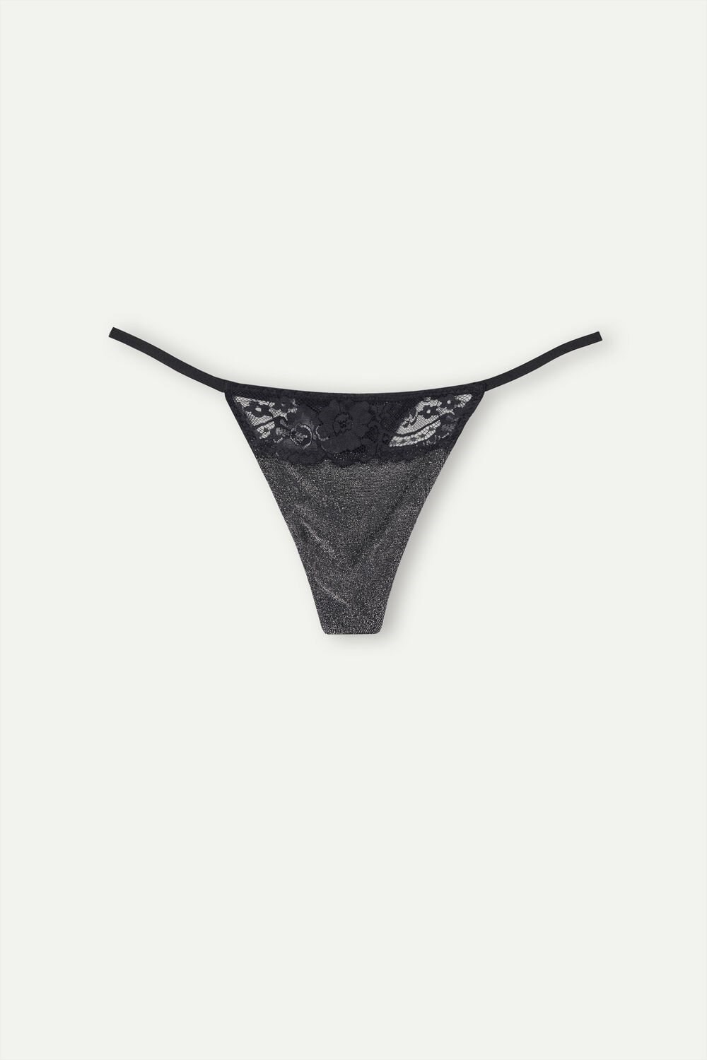 Intimissimi Shimmer All Night String Thong Grey - 139j - Silver | 9068MIZWU