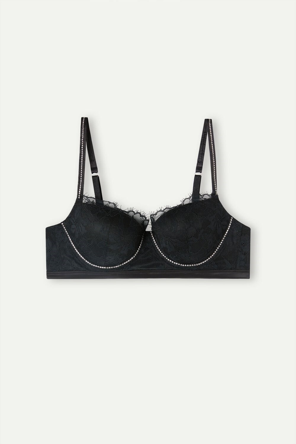 Intimissimi Shine High Like Stars Sofia Balconette Bra Black - 019 - Black | 7213IDZOC