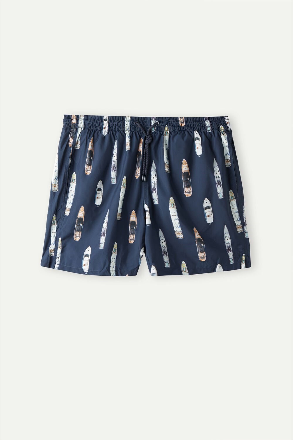 Intimissimi Ship Print Swim Trunks Blue - | 8143ONVGA