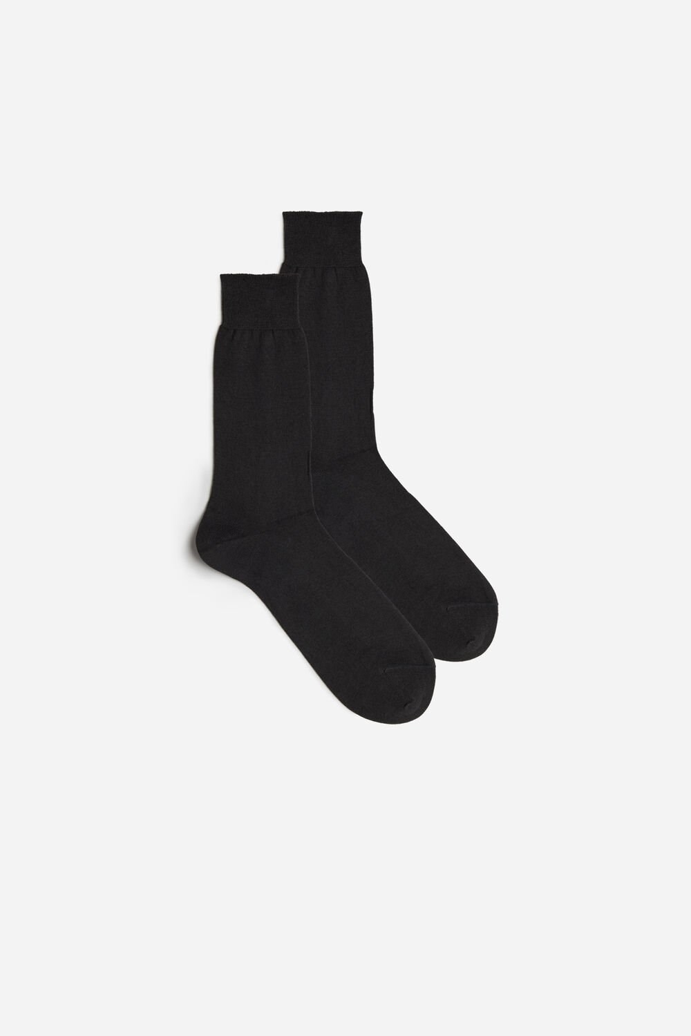 Intimissimi Short Chashmere-Silk-Cotton Socks Grey - 780 - Anthracite | 3912YDGLB