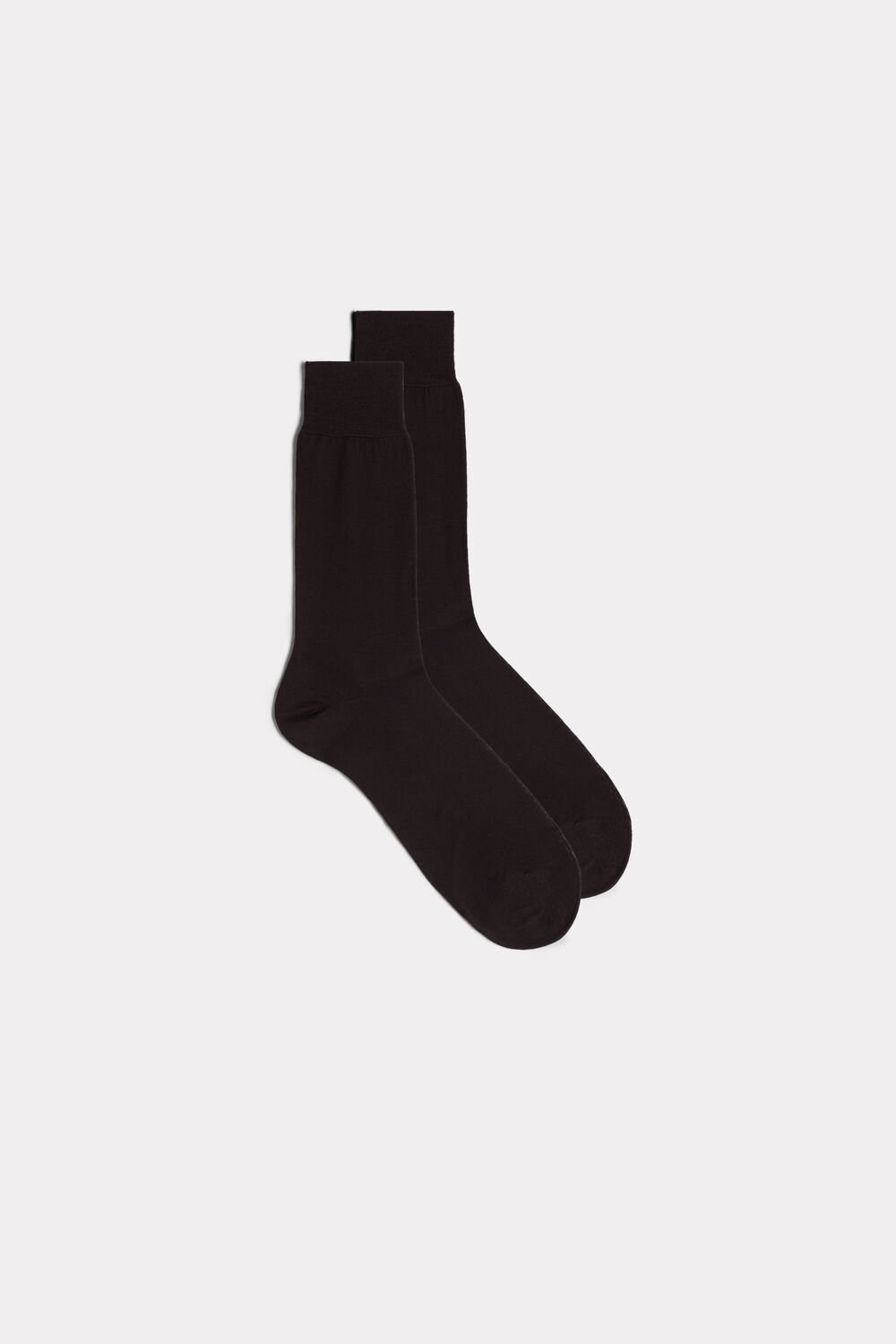 Intimissimi Short Sateen Egyptian Cotton Socks Brown - 015 - Brown | 7219KYABS