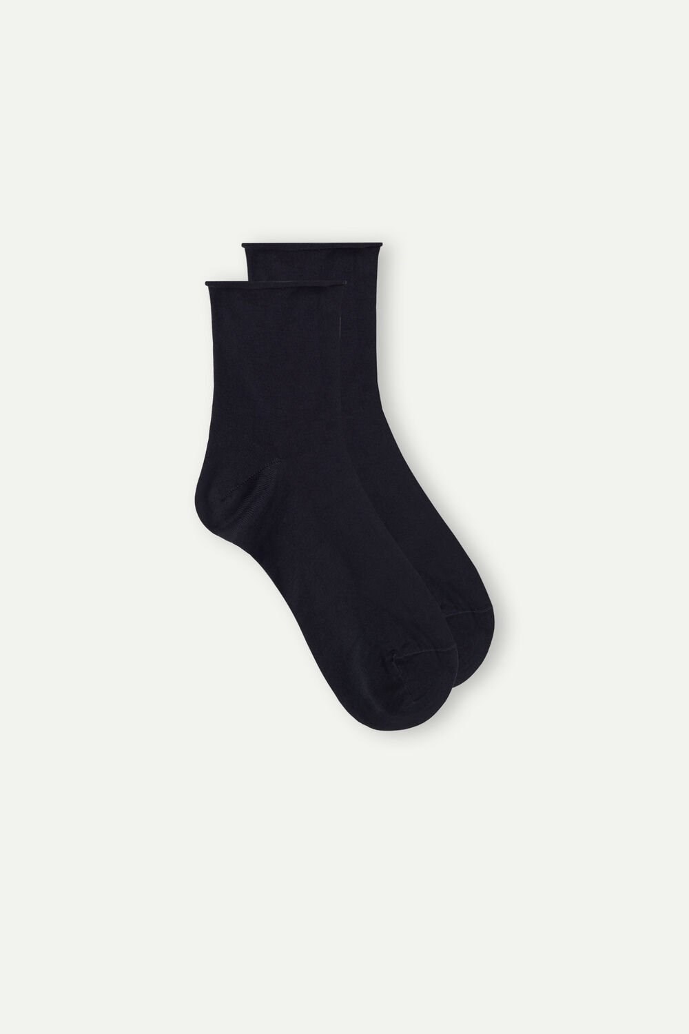 Intimissimi Short Socks in Stretch Supima® Cotton Blue - 016 - Blue | 8104NRUGO