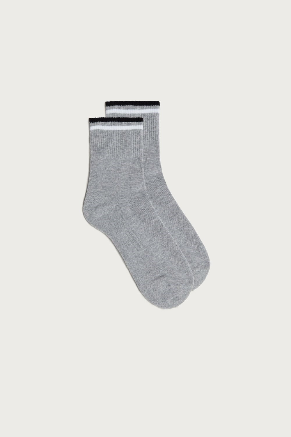 Intimissimi Short Sports Socks Grey - 2000 - Gray Sweatshirt | 5619FEXBD