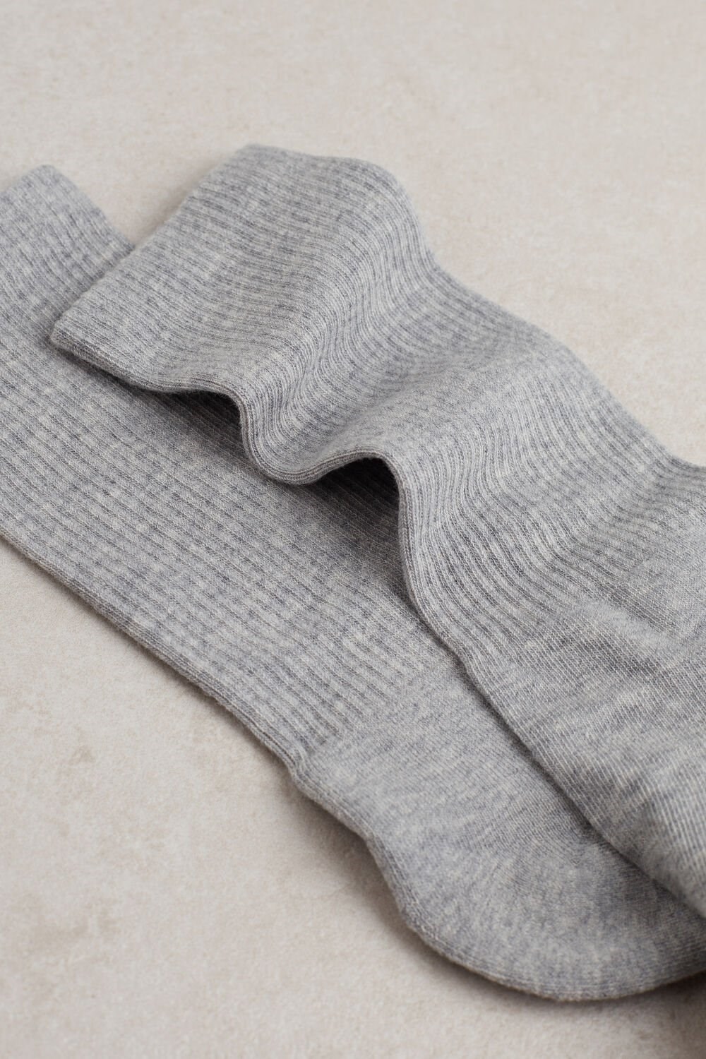 Intimissimi Short Terrycloth Socks Grey - 2000 - Gray Sweatshirt | 0715EPHKF