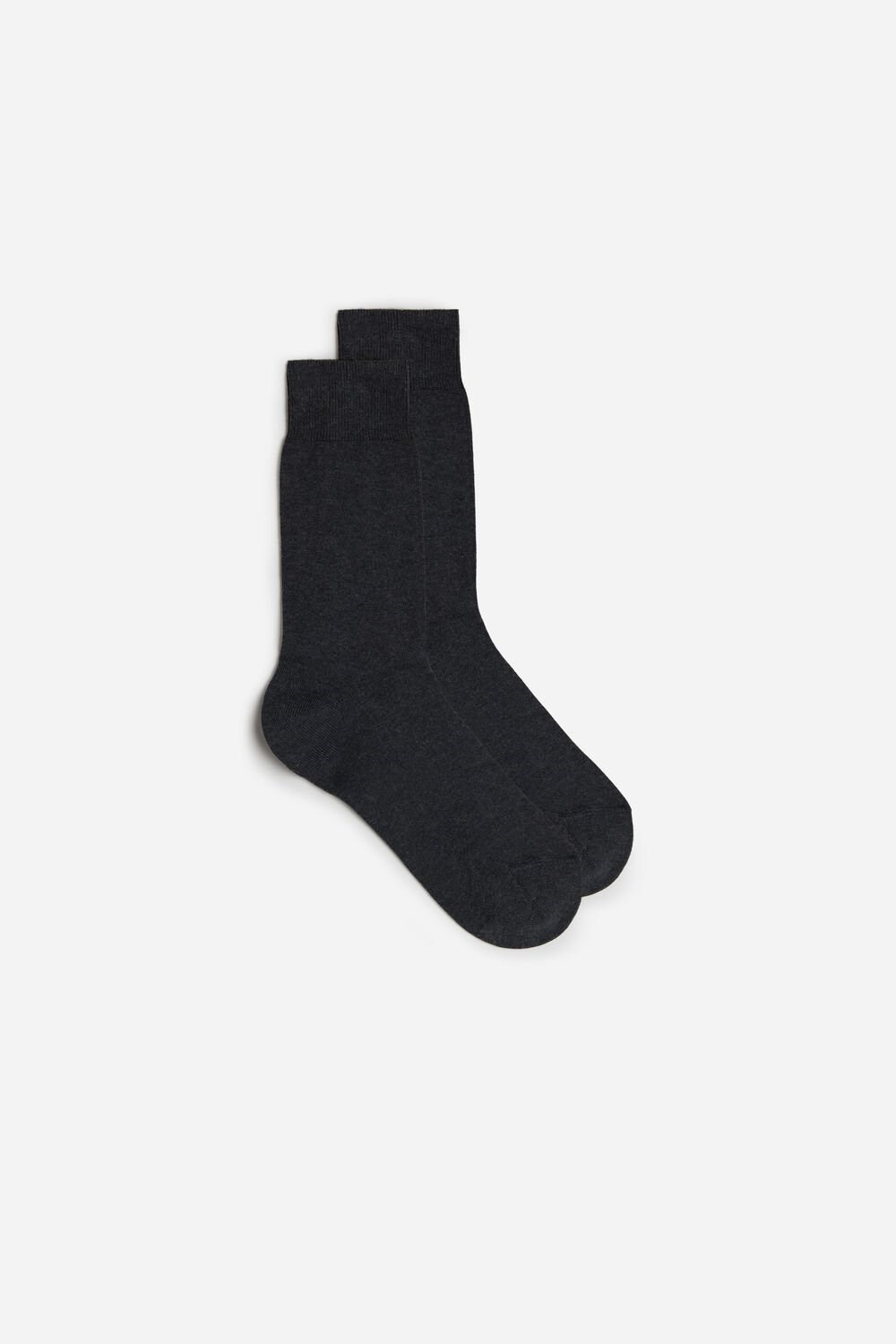 Intimissimi Short Warm Cotton Socks Grey - 020 - Anthracite Gray Heather | 3968EDOKN