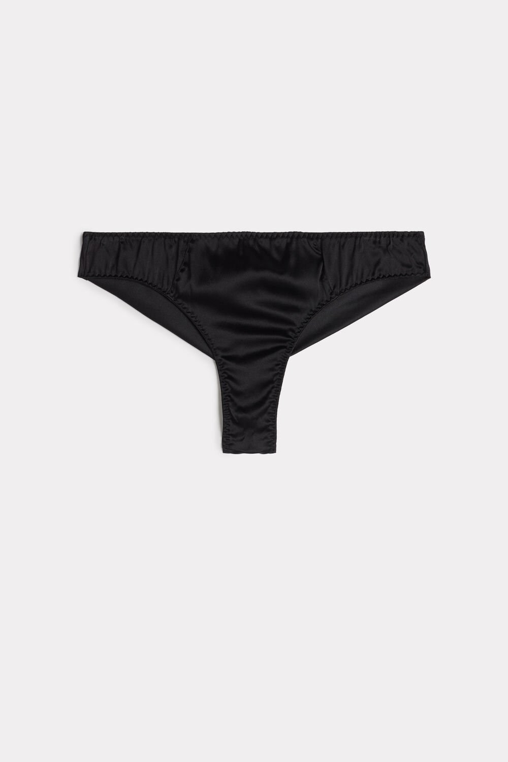 Intimissimi Silk Cheeky Briefs Black - 019 - Black | 5849MZVDF