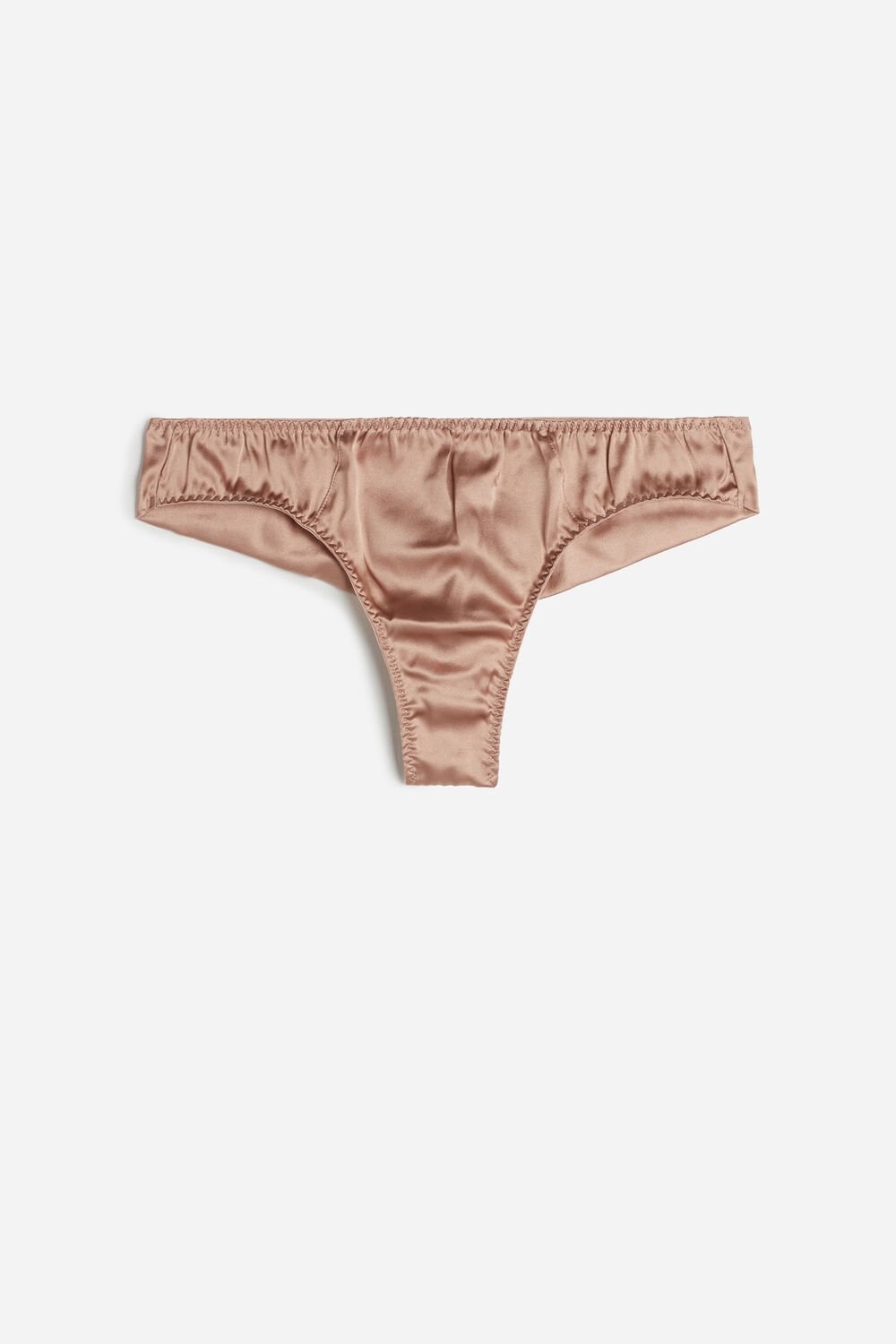 Intimissimi Silk Cheeky Briefs Natural - 163i - Satin Pink | 9231VDMRQ